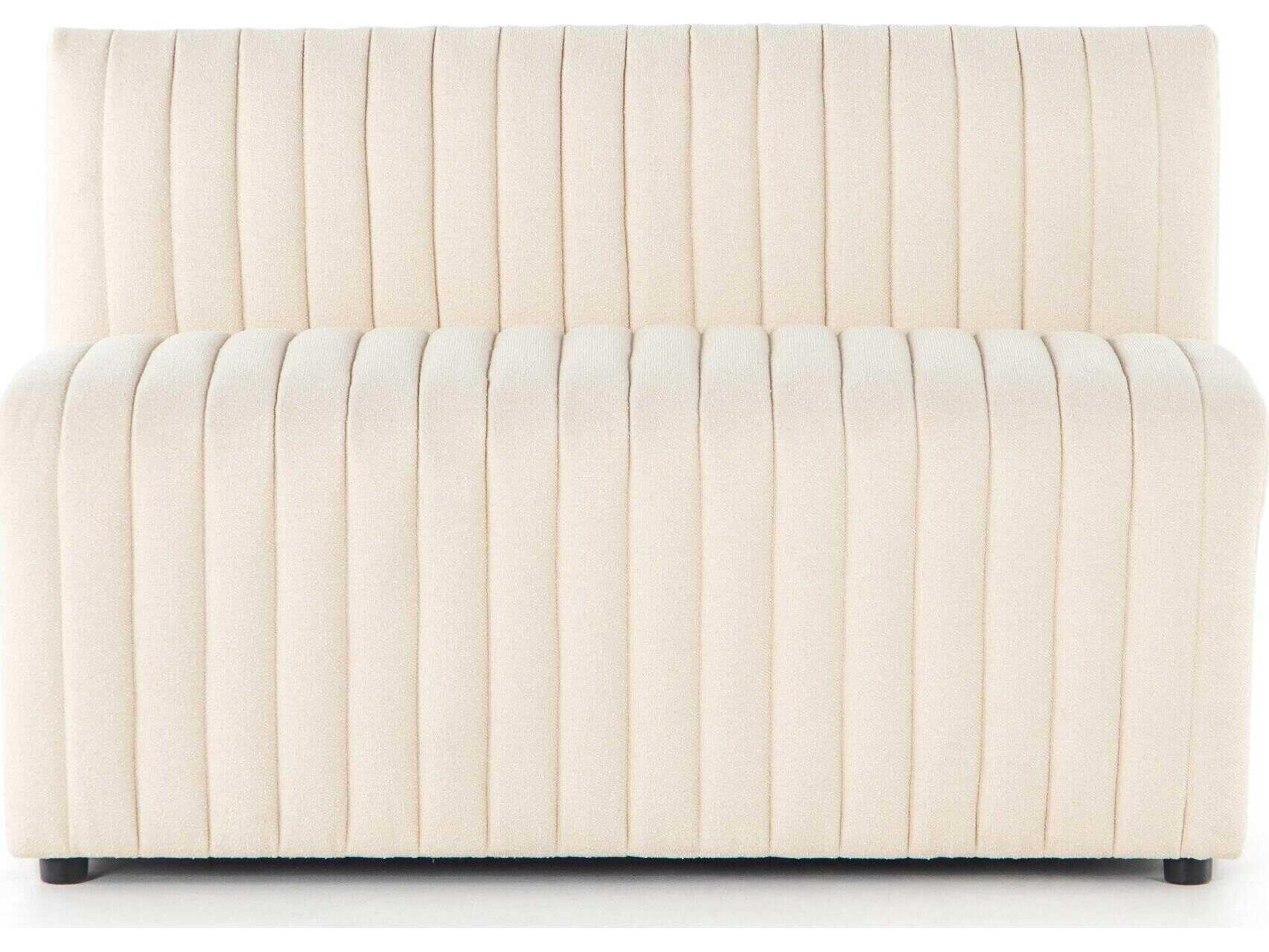 Four Hands Grayson Capri Oatmeal Cream Upholstered Accent Bench
