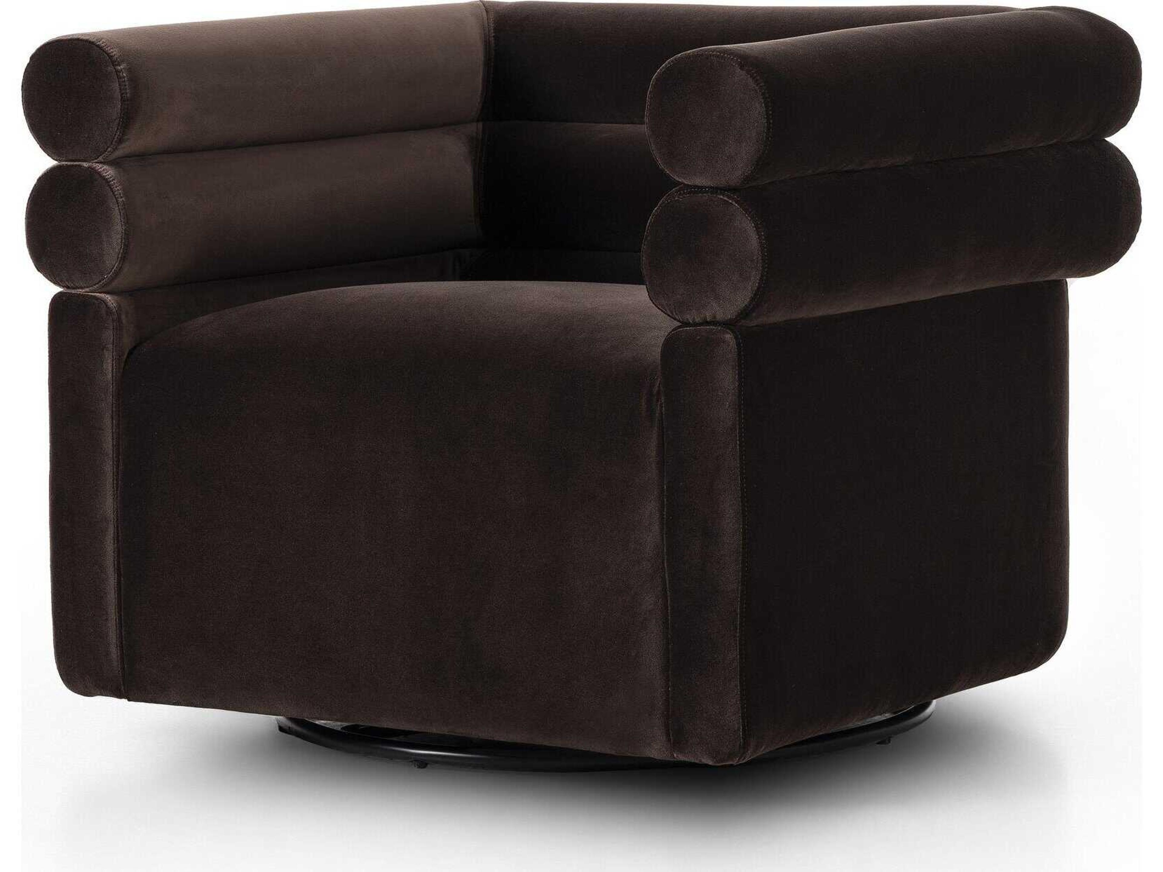 Four Hands Grayson Evie Surrey Cocoa  Swivel Chair