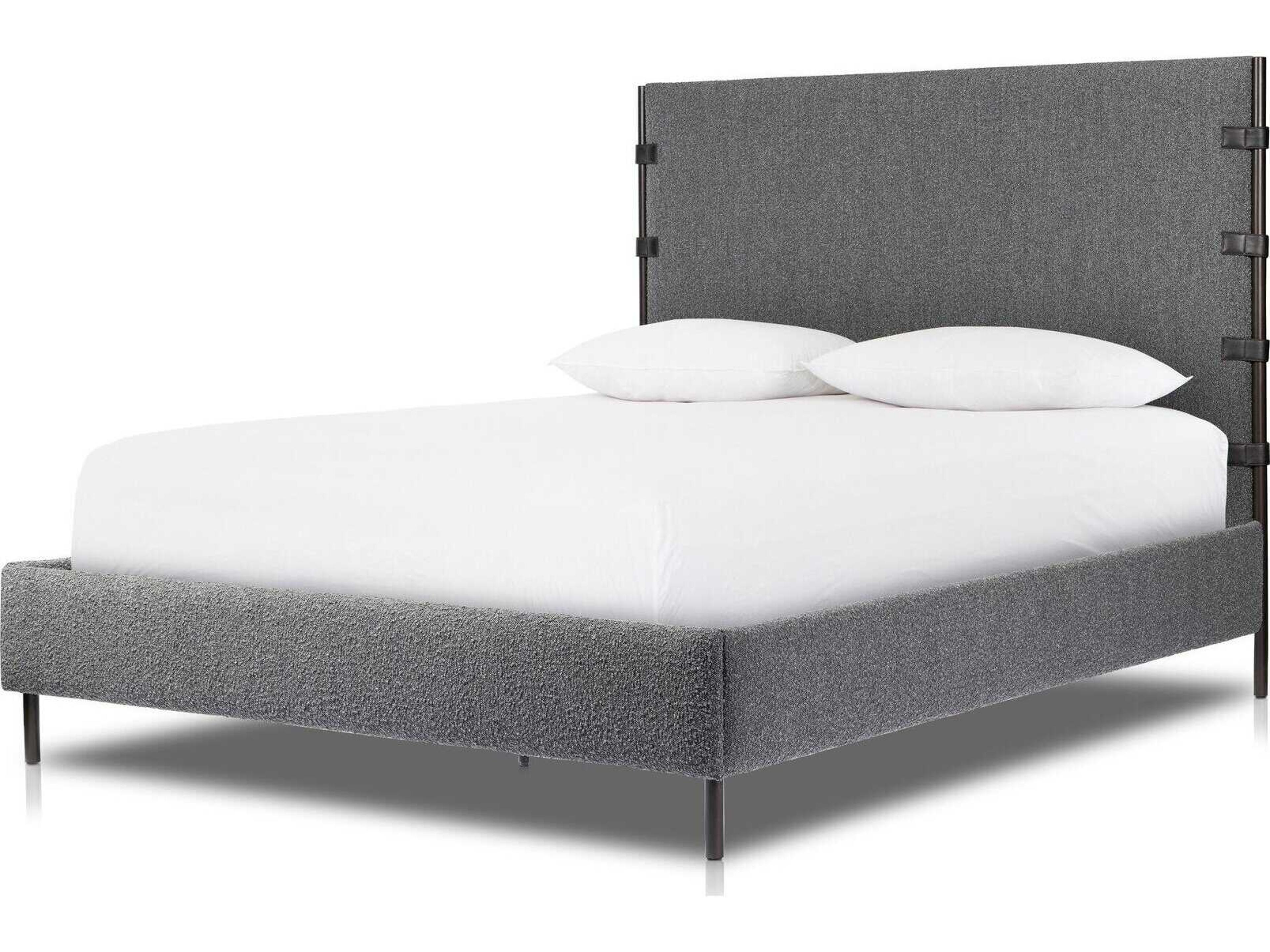 Four Hands Irondale Anderson Knoll Charcoal Queen Bed