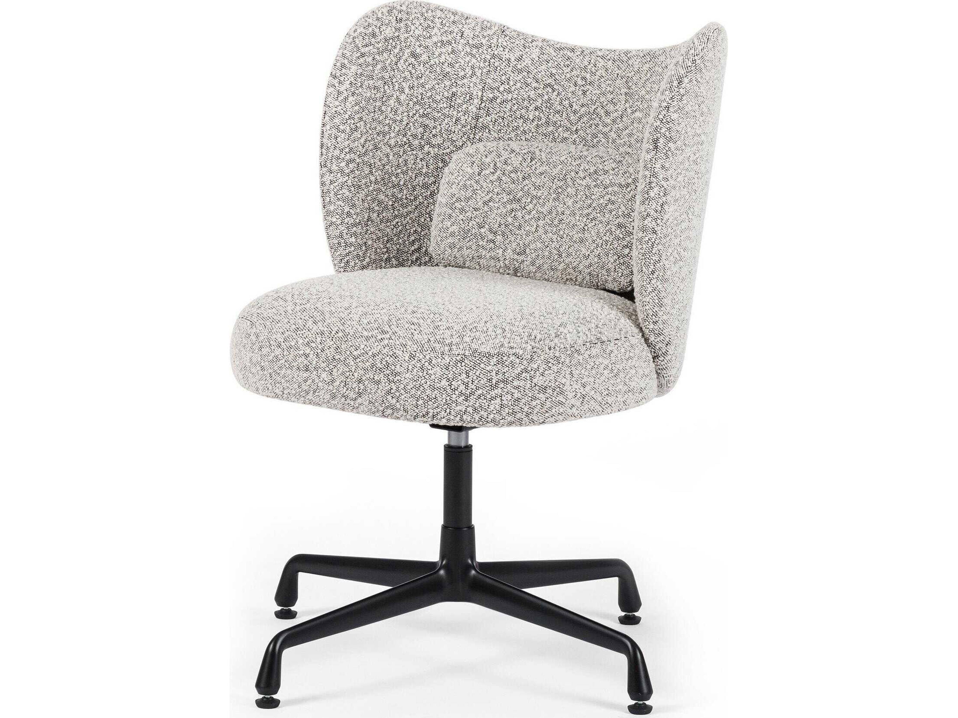 Four Hands Townsend Gray Upholstered Adjustable Computer Office Chair