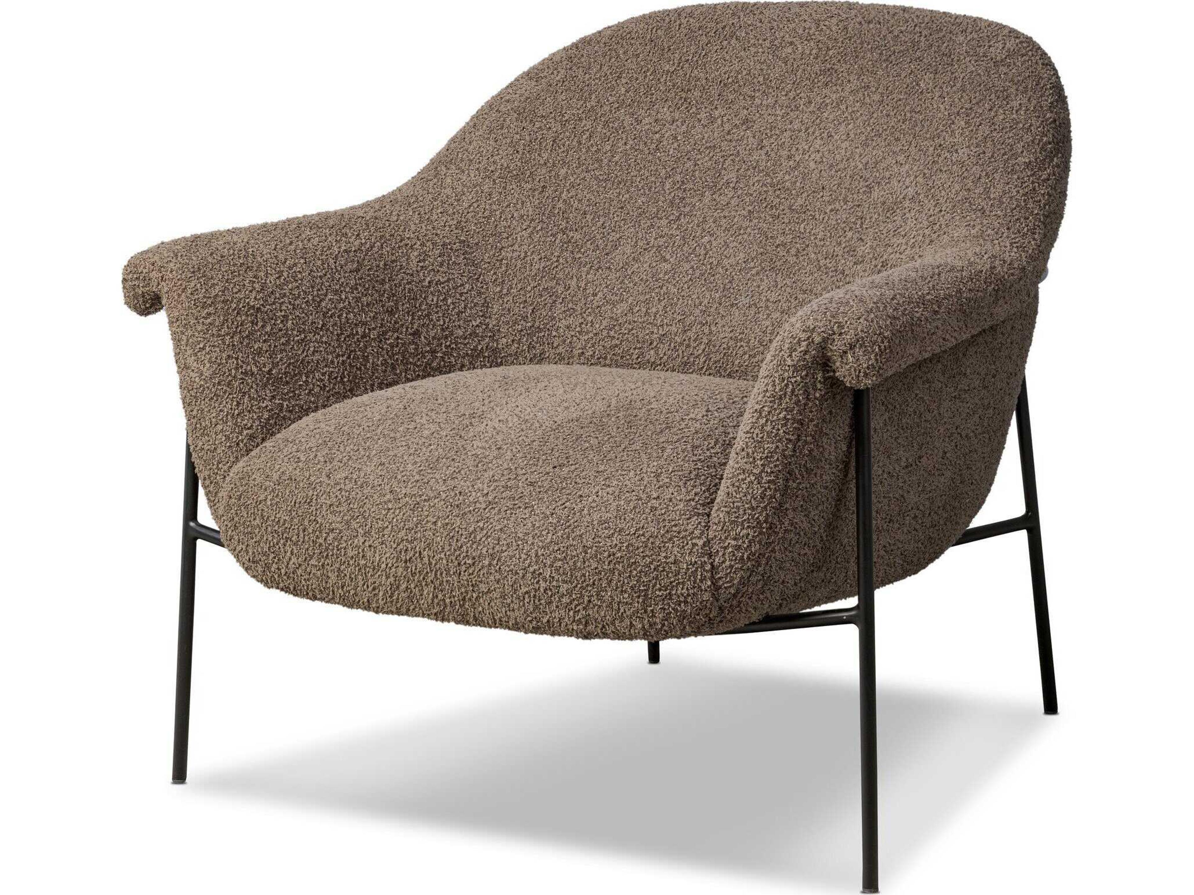 Four Hands Farrow Brown Fabric Accent Chair