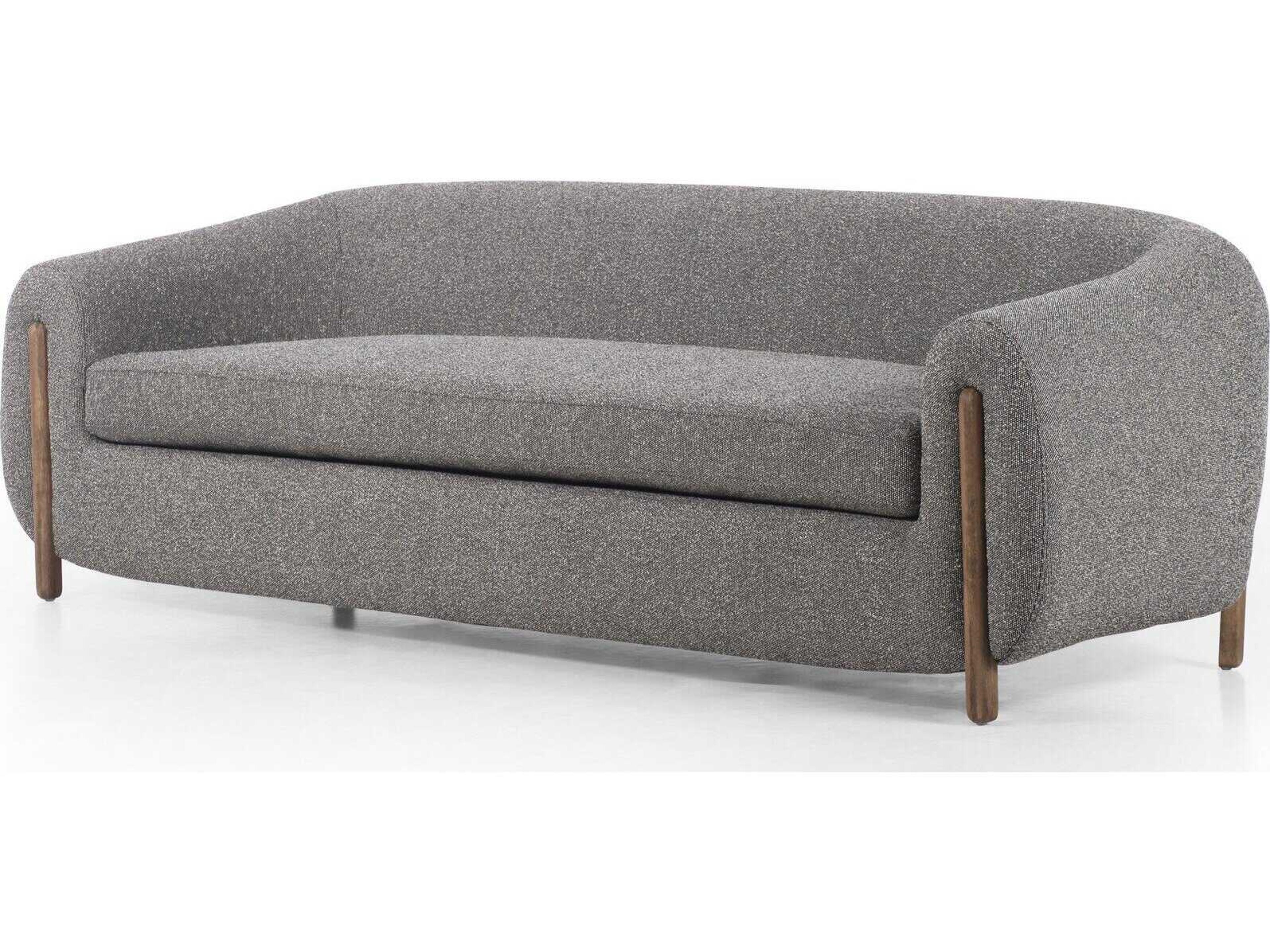 Four Hands Caswell Lyla Capri Ebony Upholstered Sofa