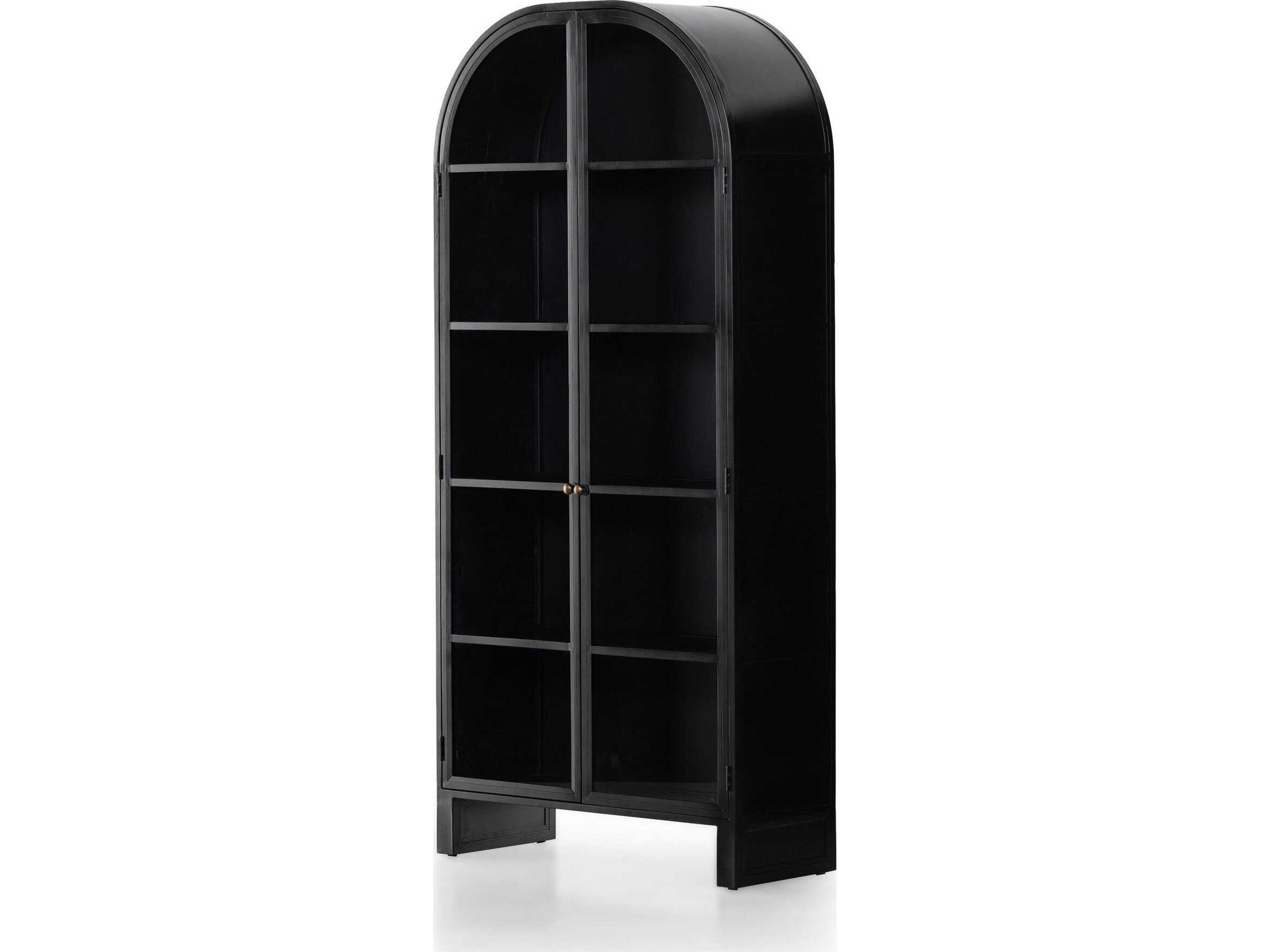 Four Hands Bolton Breya Black Display Cabinet