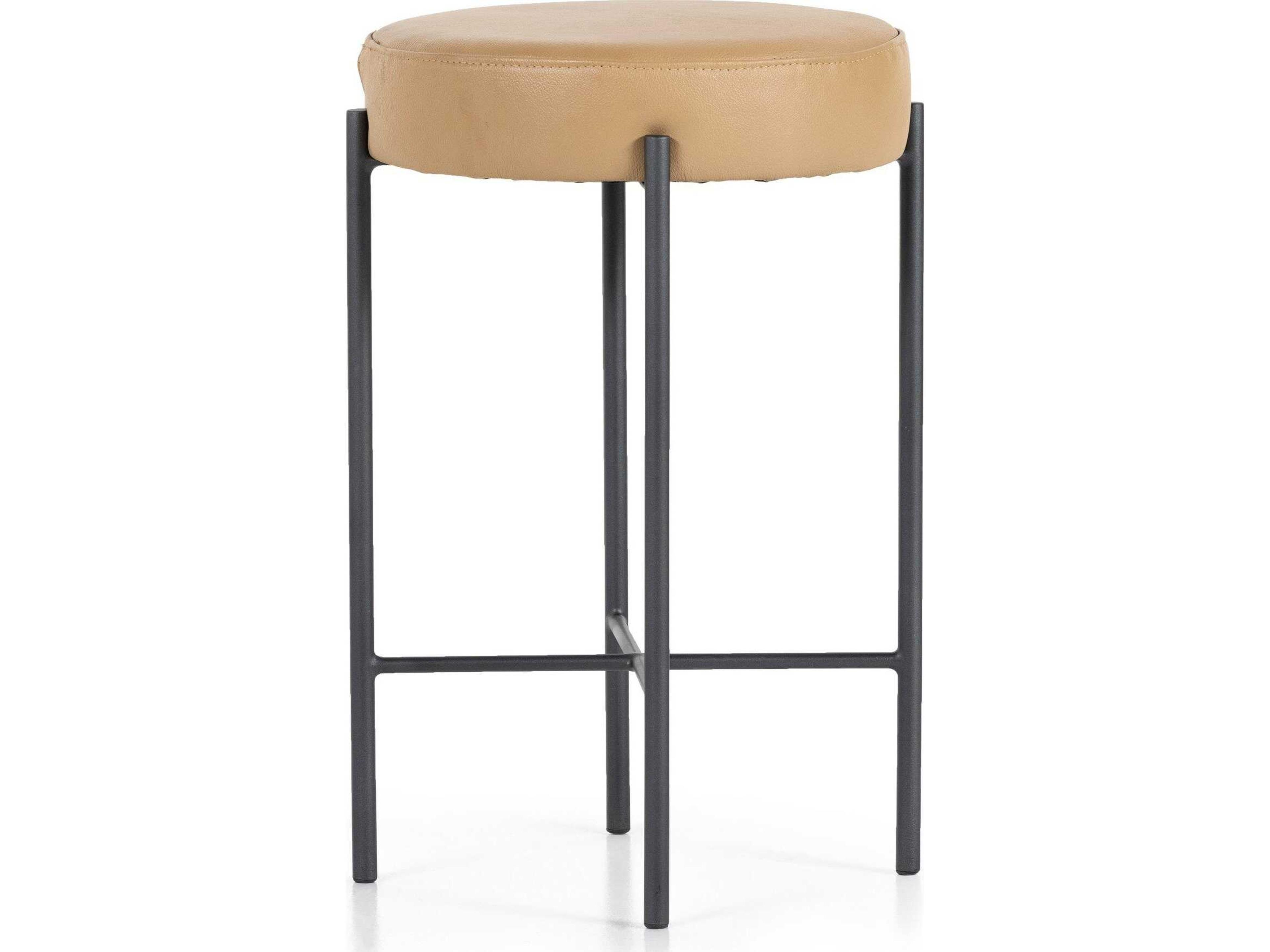 Four Hands Sevilla Nocona Natural Leather  Counter Stool