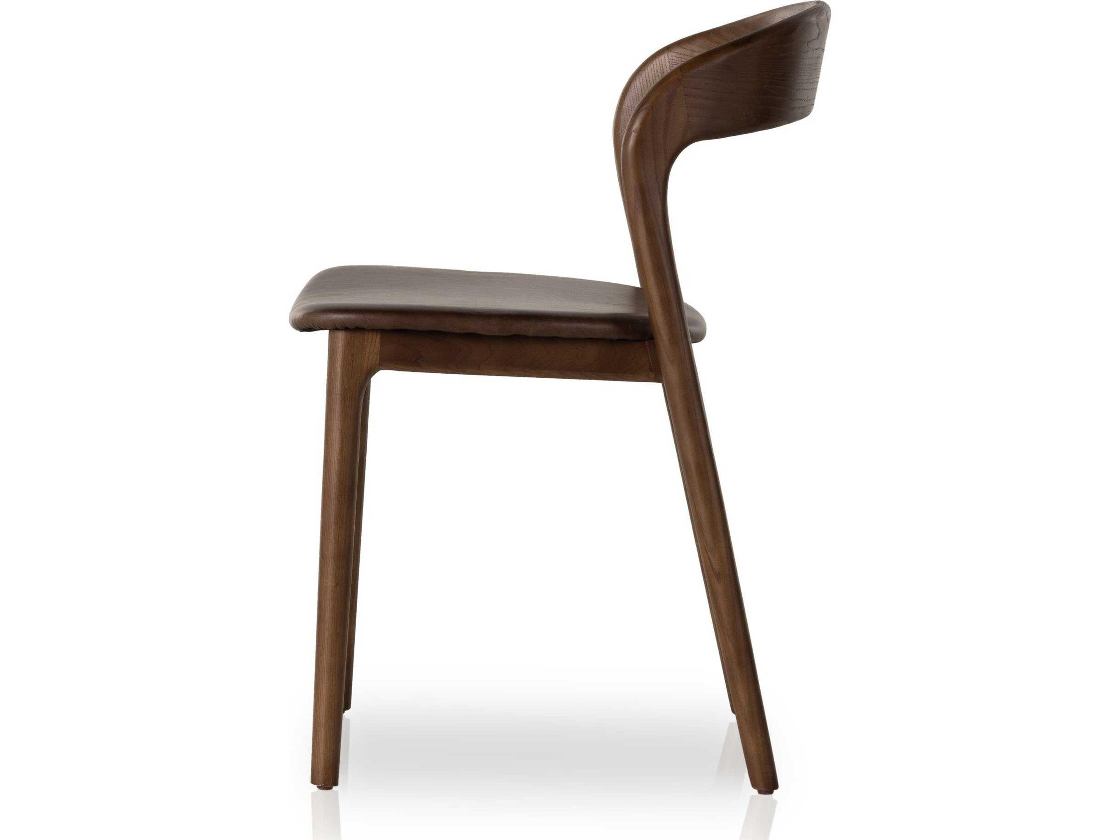 Luxecor Globetrotter Amare Sonoma Coco Leather Ash Wood Dining Chair