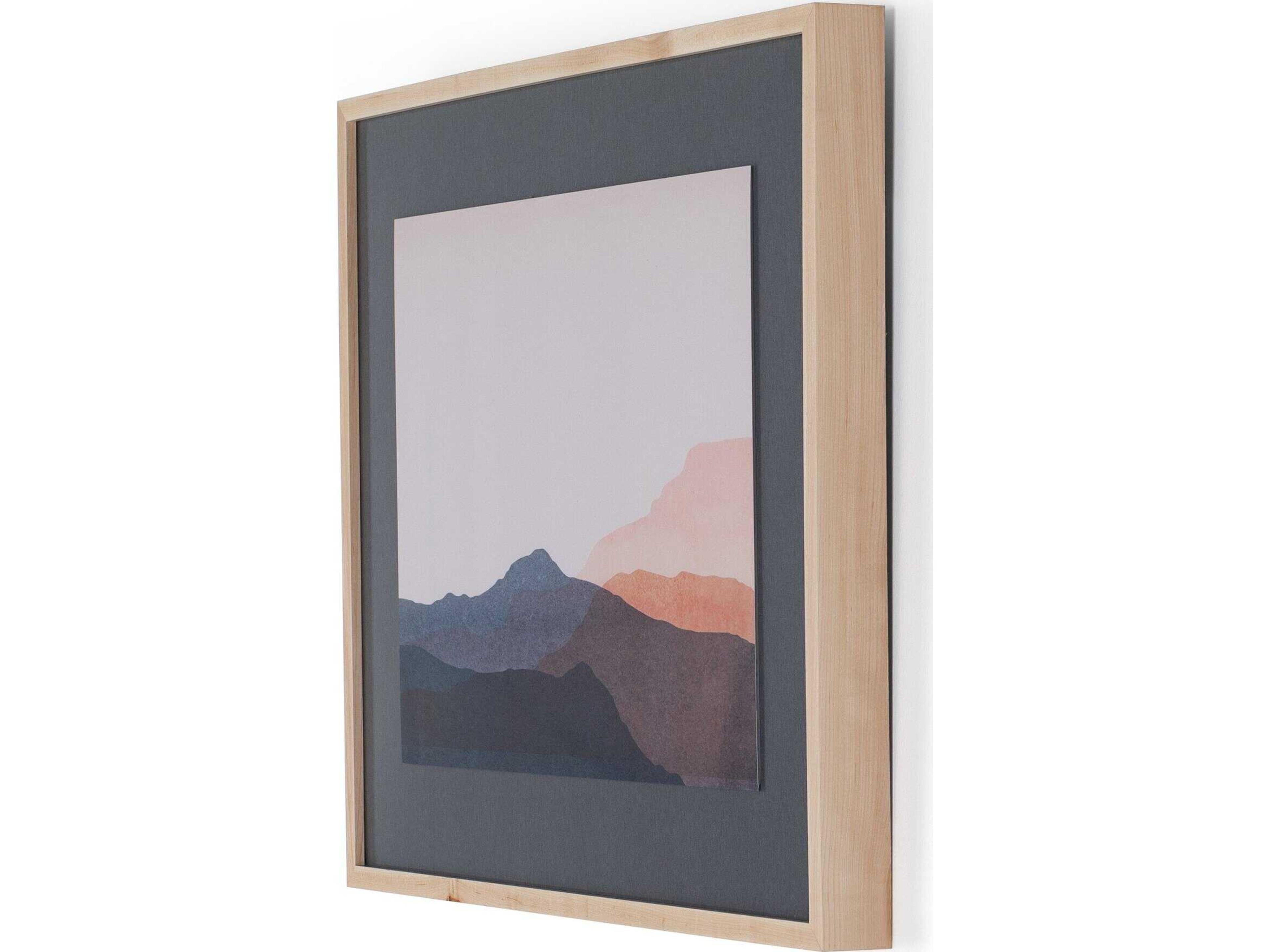 Four Hands Art Studio Landscape 3 by Kelly Colchin Natural Maple  Canvas Wall Art