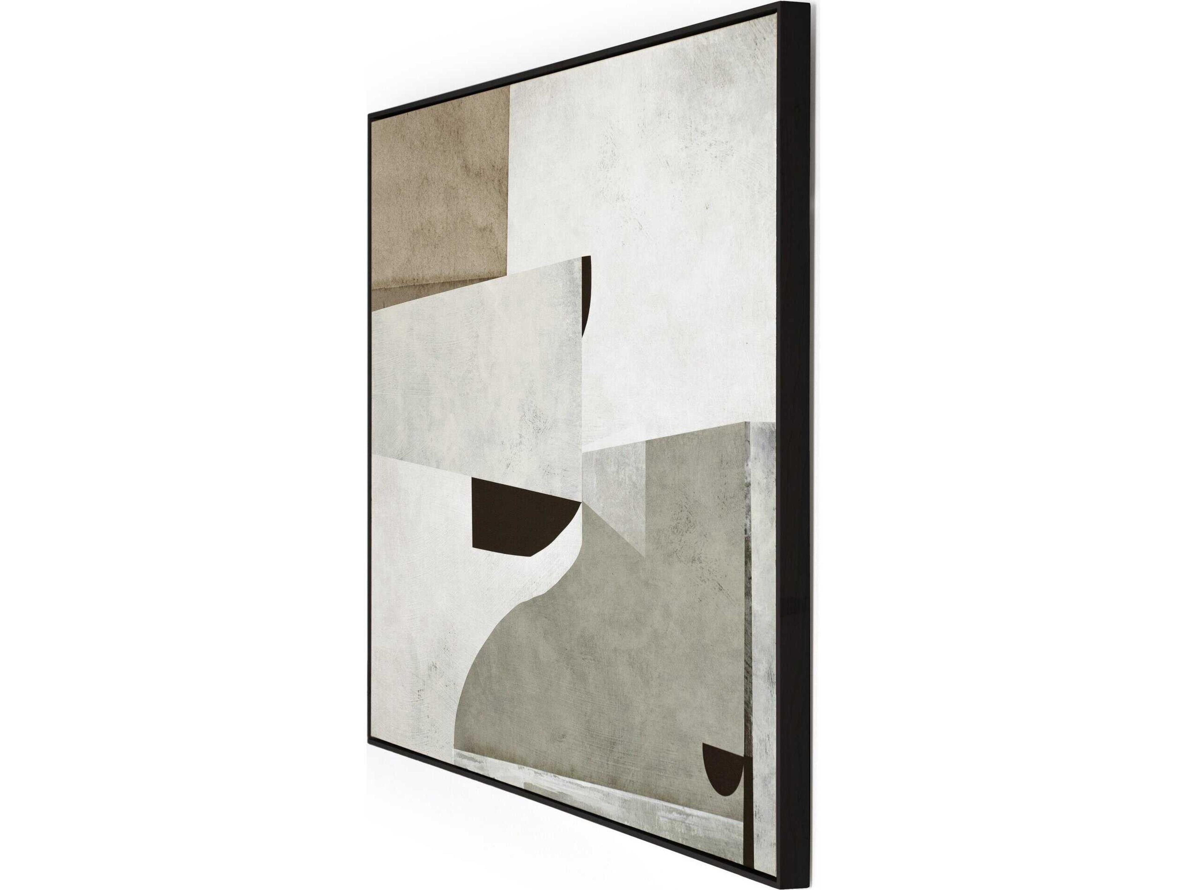 Four Hands Art Studio Priory by Dan Hobday Black Maple Floater  Canvas Wall Art