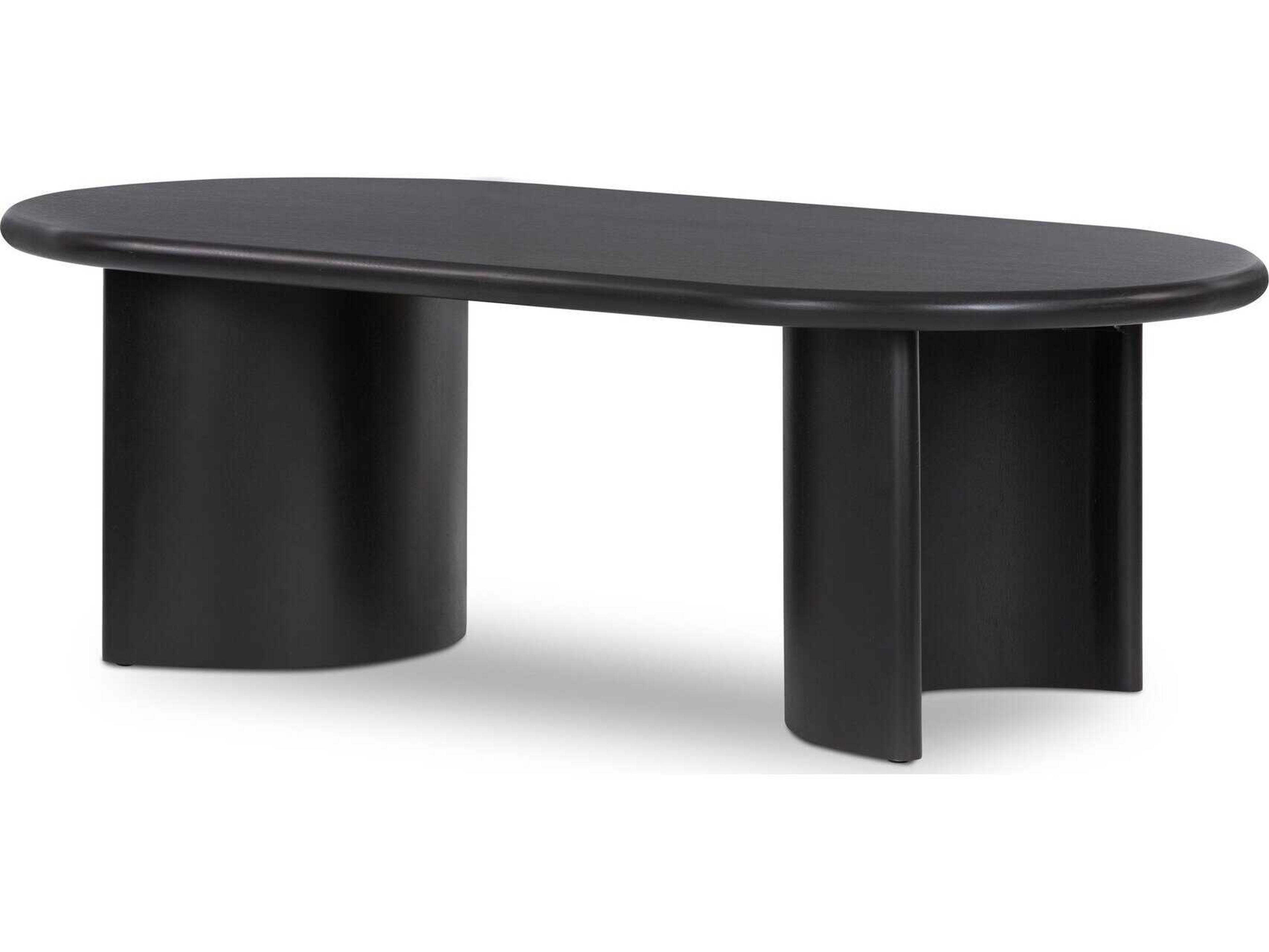 Four Hands Haiden Paden Aged Black Acacia Coffee Table