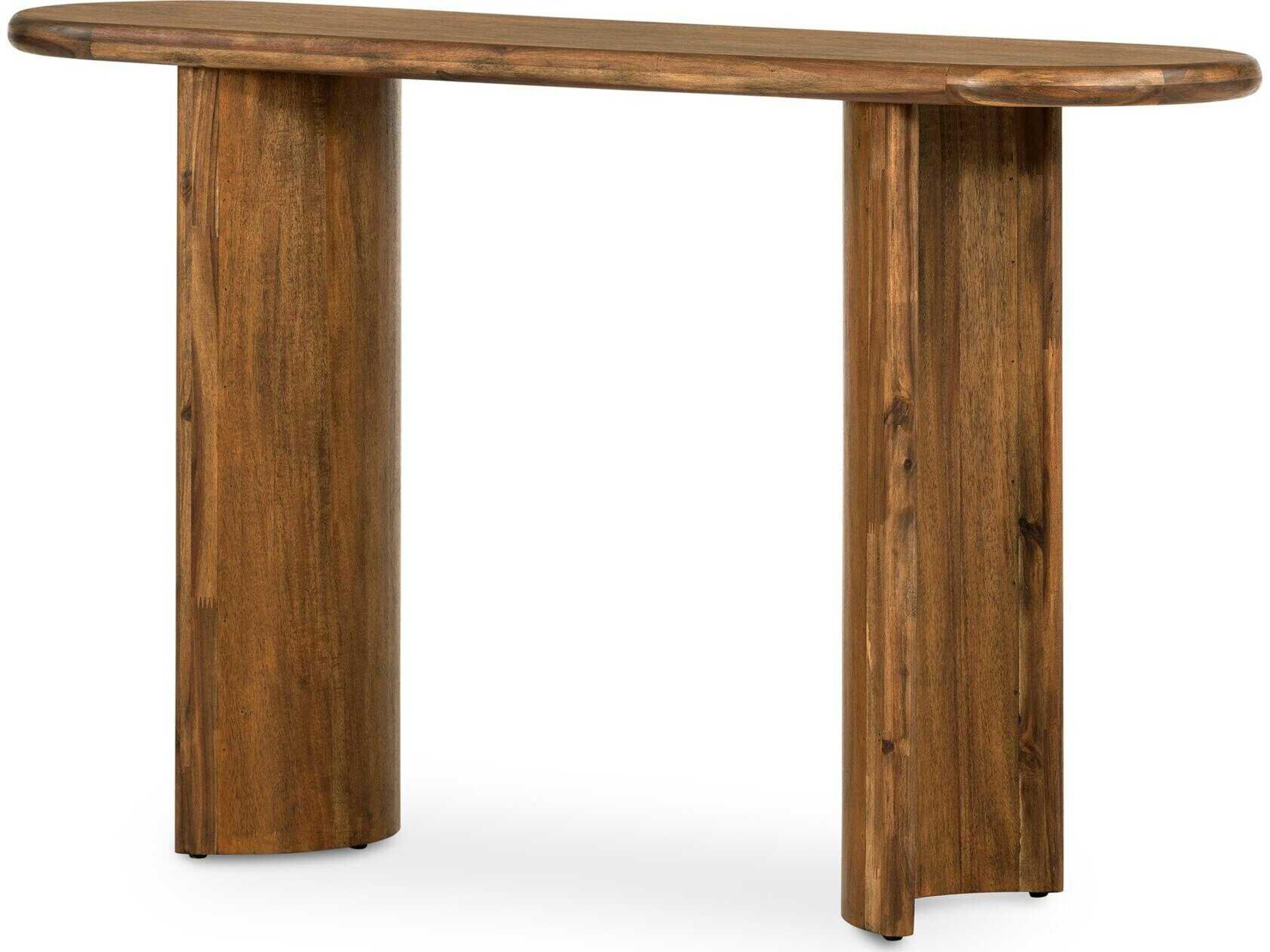 Four Hands Haiden Paden Seasoned Brown Acacia Console Table