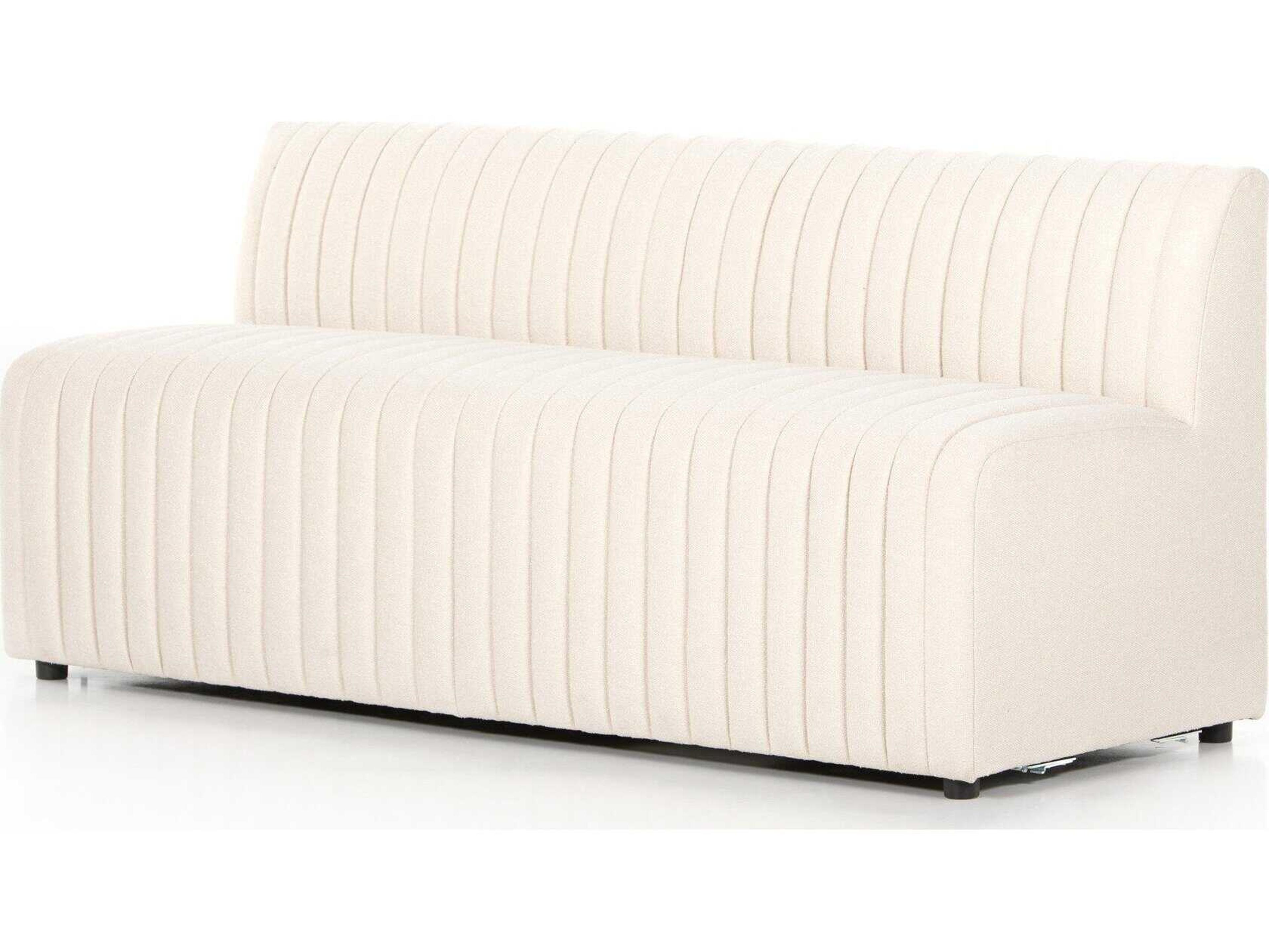 Four Hands Grayson Capri Oatmeal Cream Upholstered Accent Bench