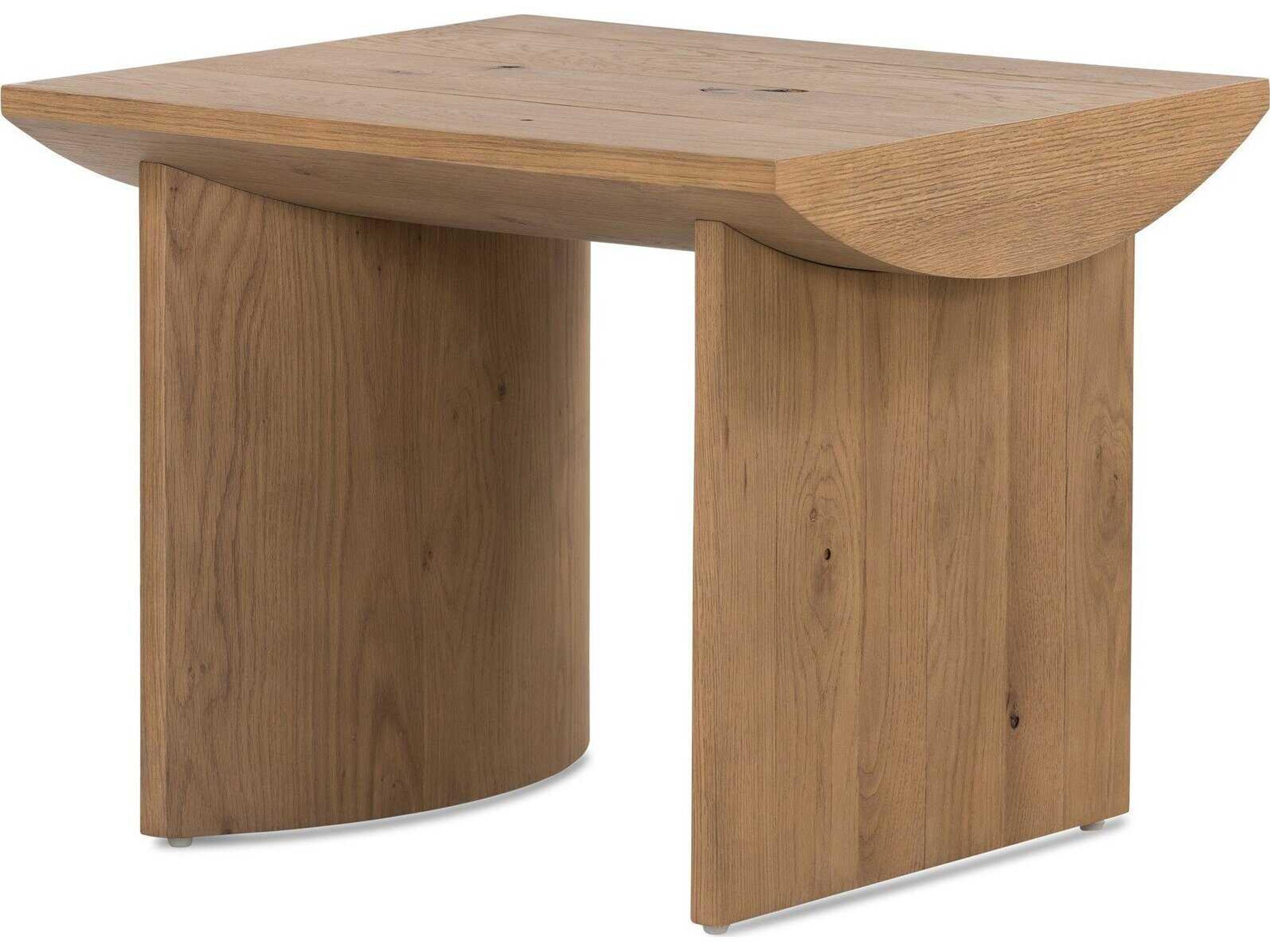 Four Hands Barton Pickford Rectangular Wood Dusted Oak End Table