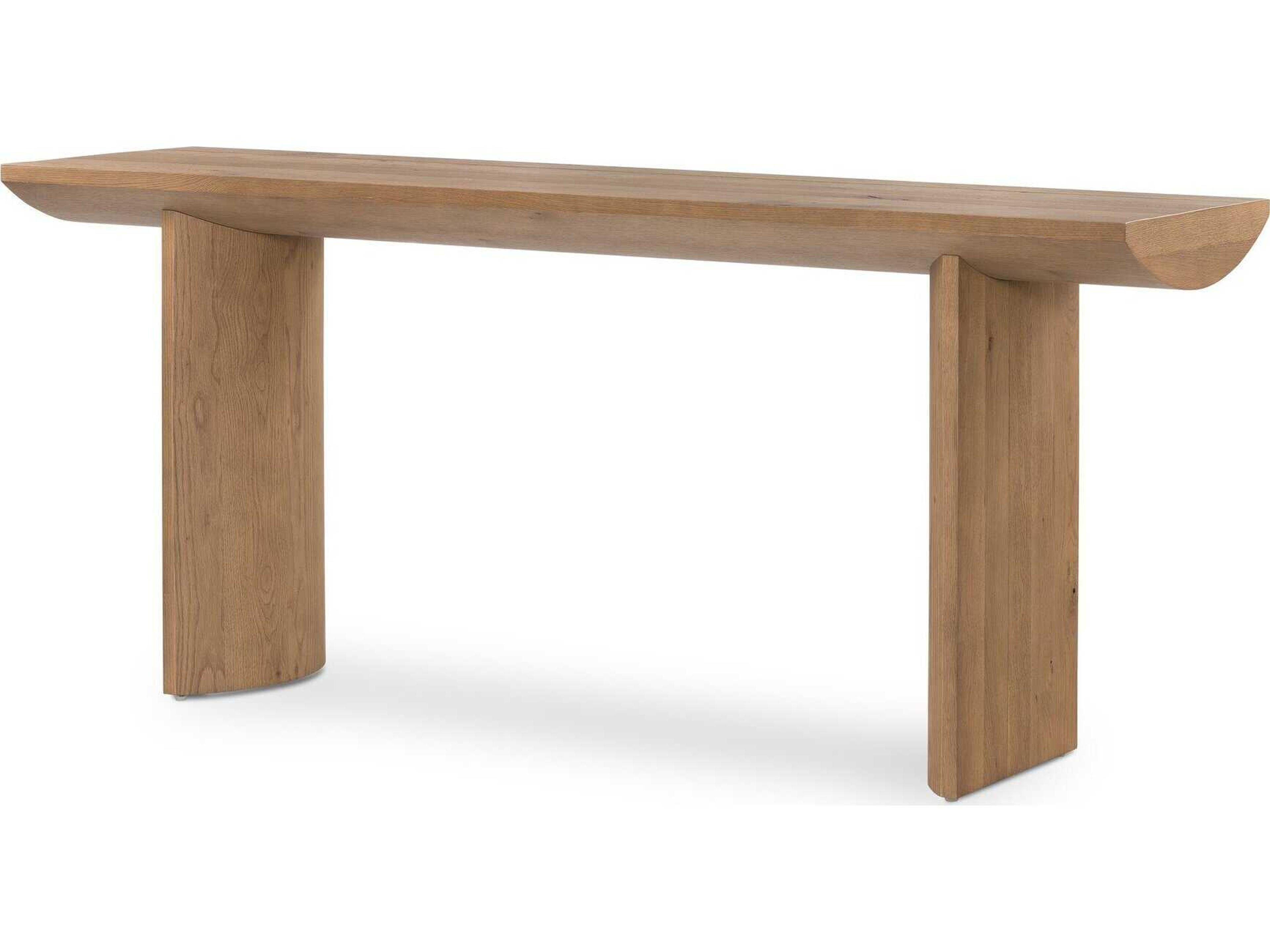 Four Hands Barton Pickford Rectangular Wood Dusted Oak Console Table