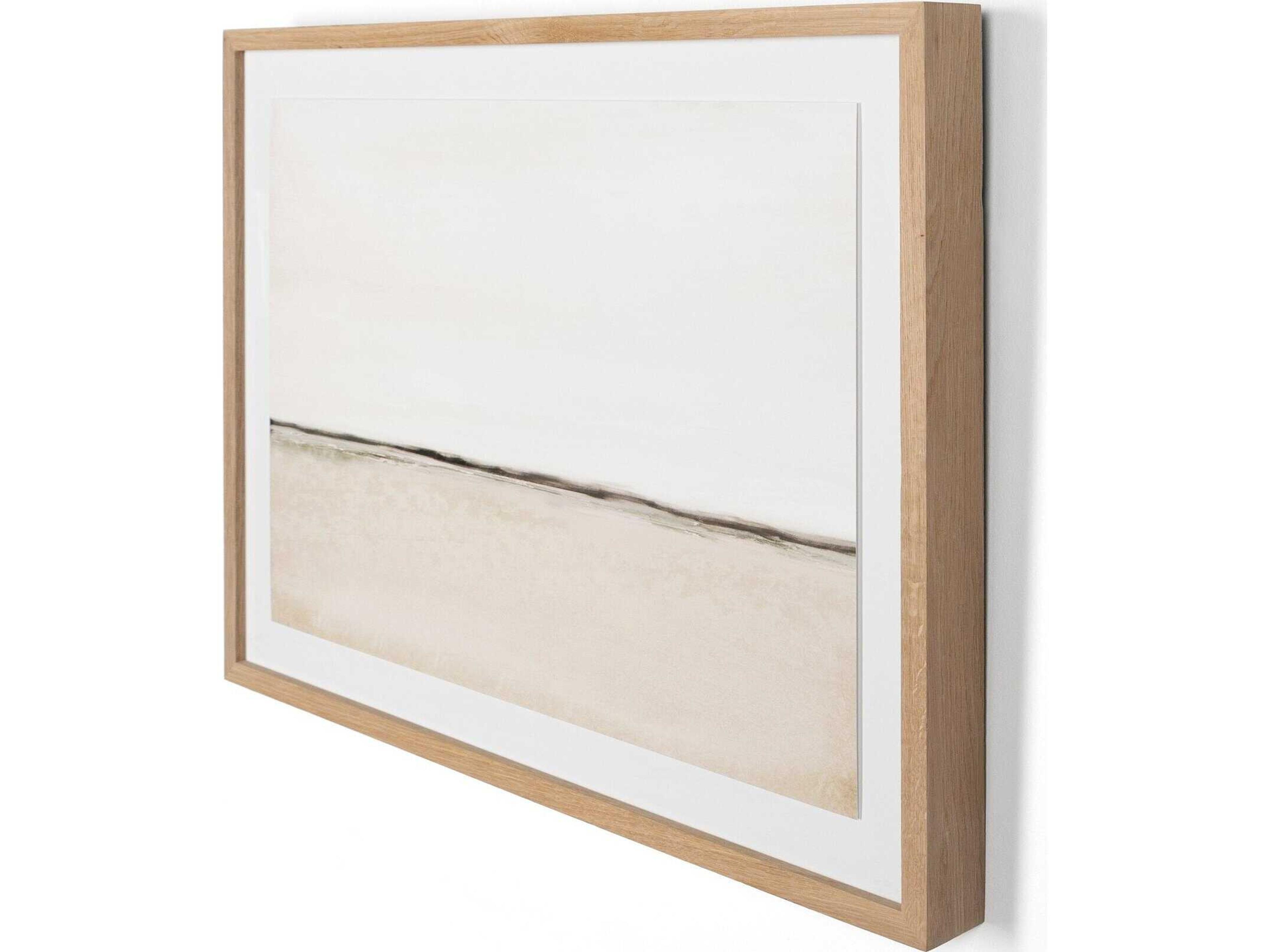 Four Hands Art Studio Breeze by Dan Hobday Vertical Grain White Oak  Canvas Wall Art