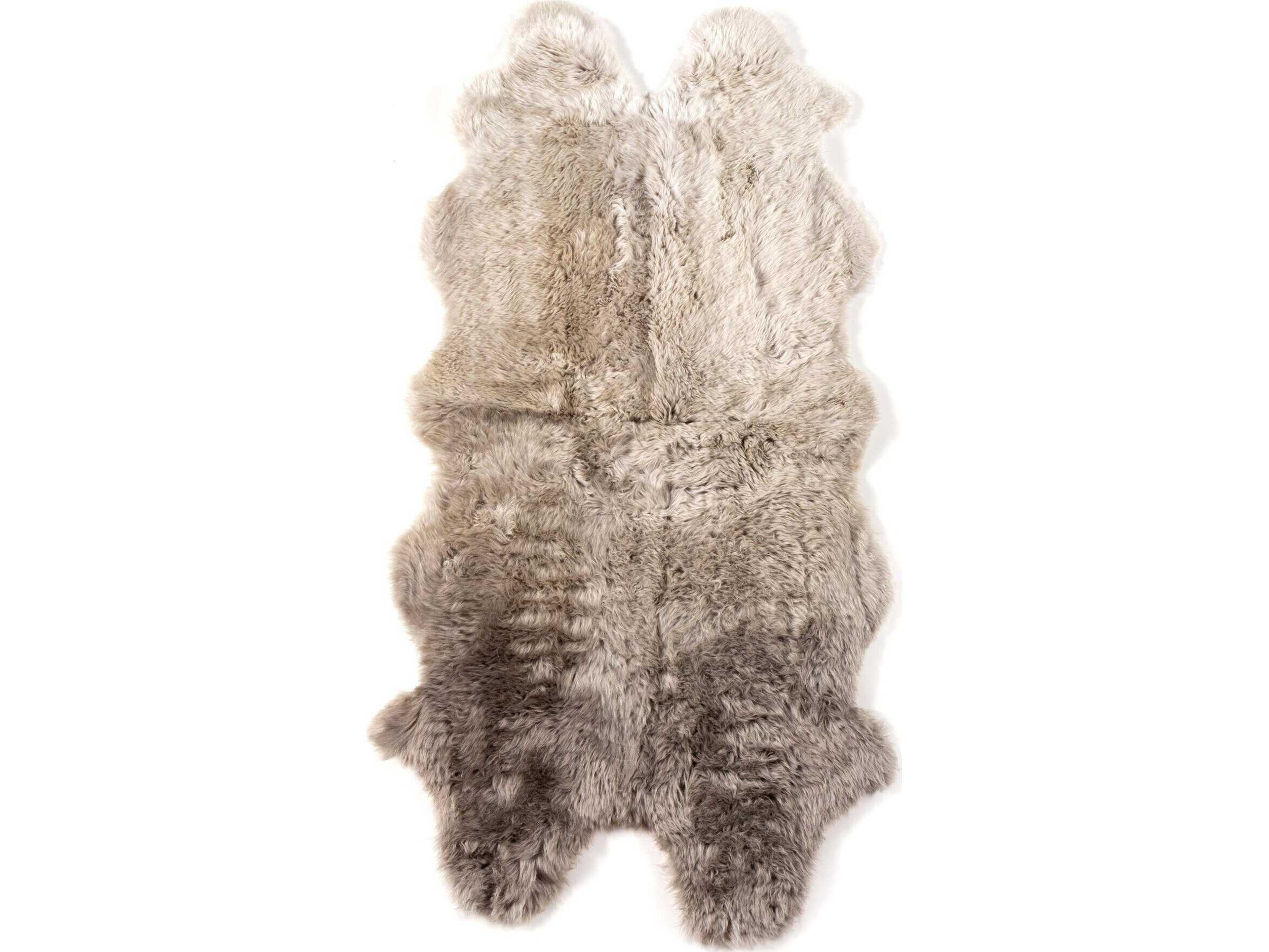 Four Hands Mateo Lalo 10 x 14 Light Grey Ombre Rug