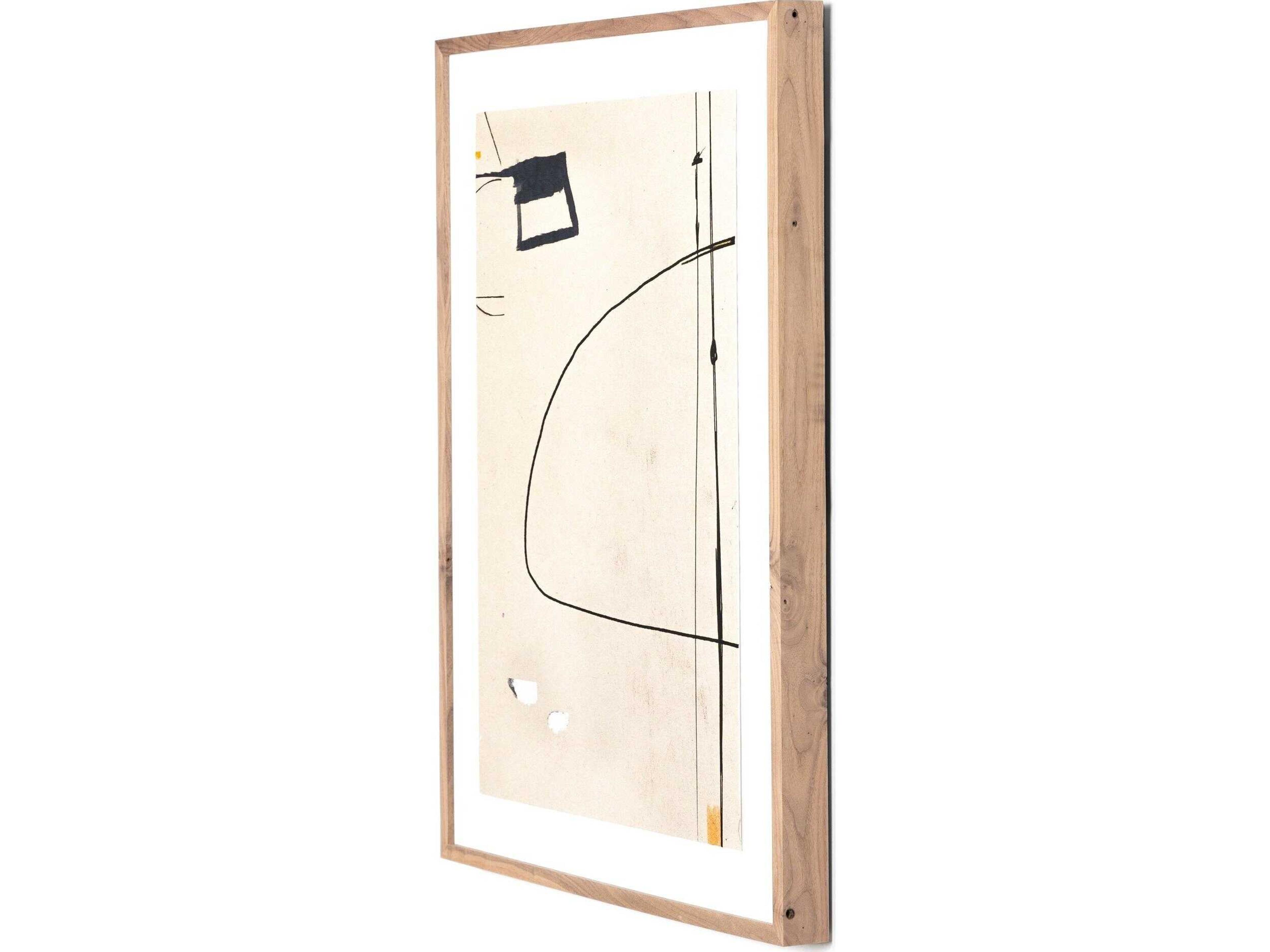 Four Hands Art Studio Regenerate 1 by Dan Hobday Rustic Walnut  Canvas Wall Art