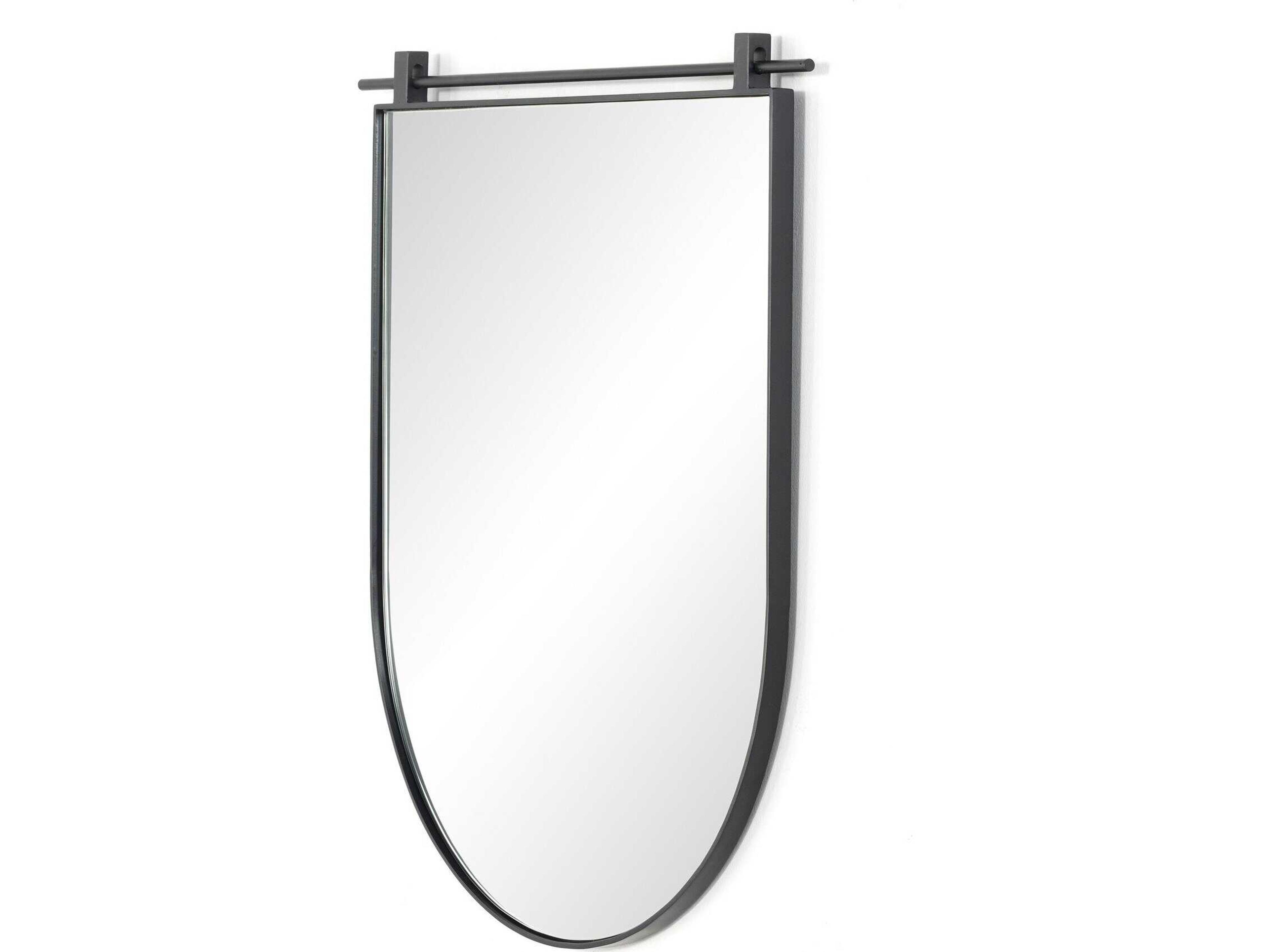 Four Hands Hutton Chico Antiqued Iron  Small Arch Mirror