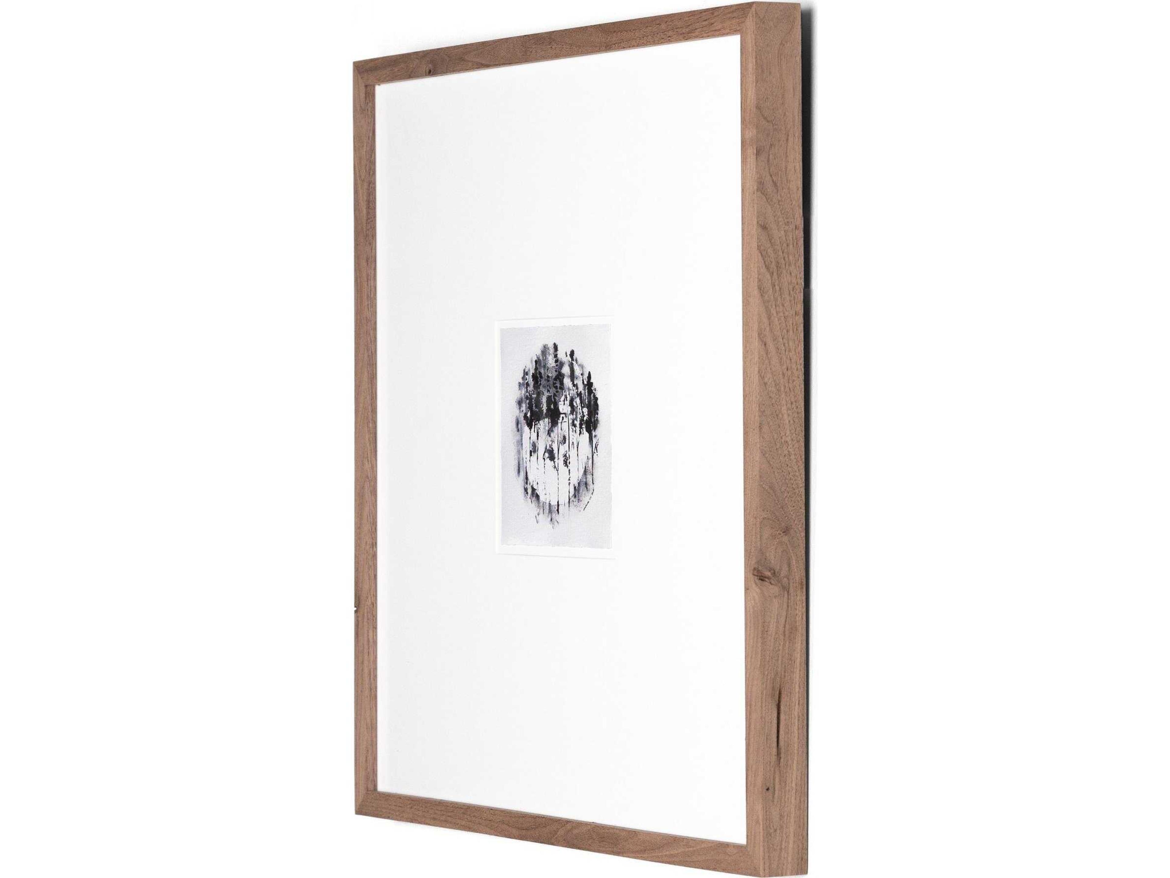 Four Hands Art Studio Through The Trees I by Santhosh Ch Rustic Walnut  Canvas Wall Art