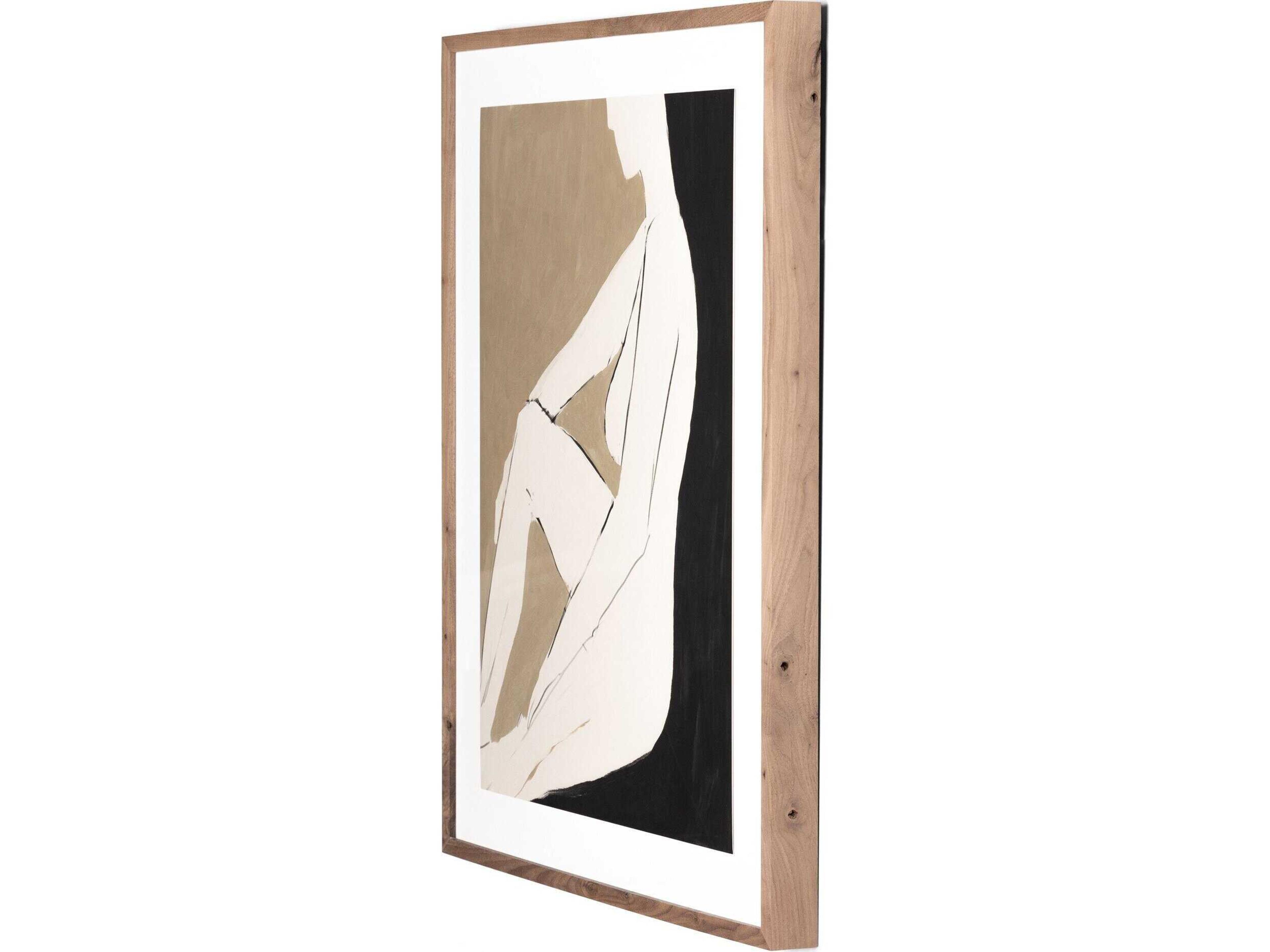 Four Hands Art Studio Chill by Dan Hobday Rustic Walnut  Canvas Wall Art