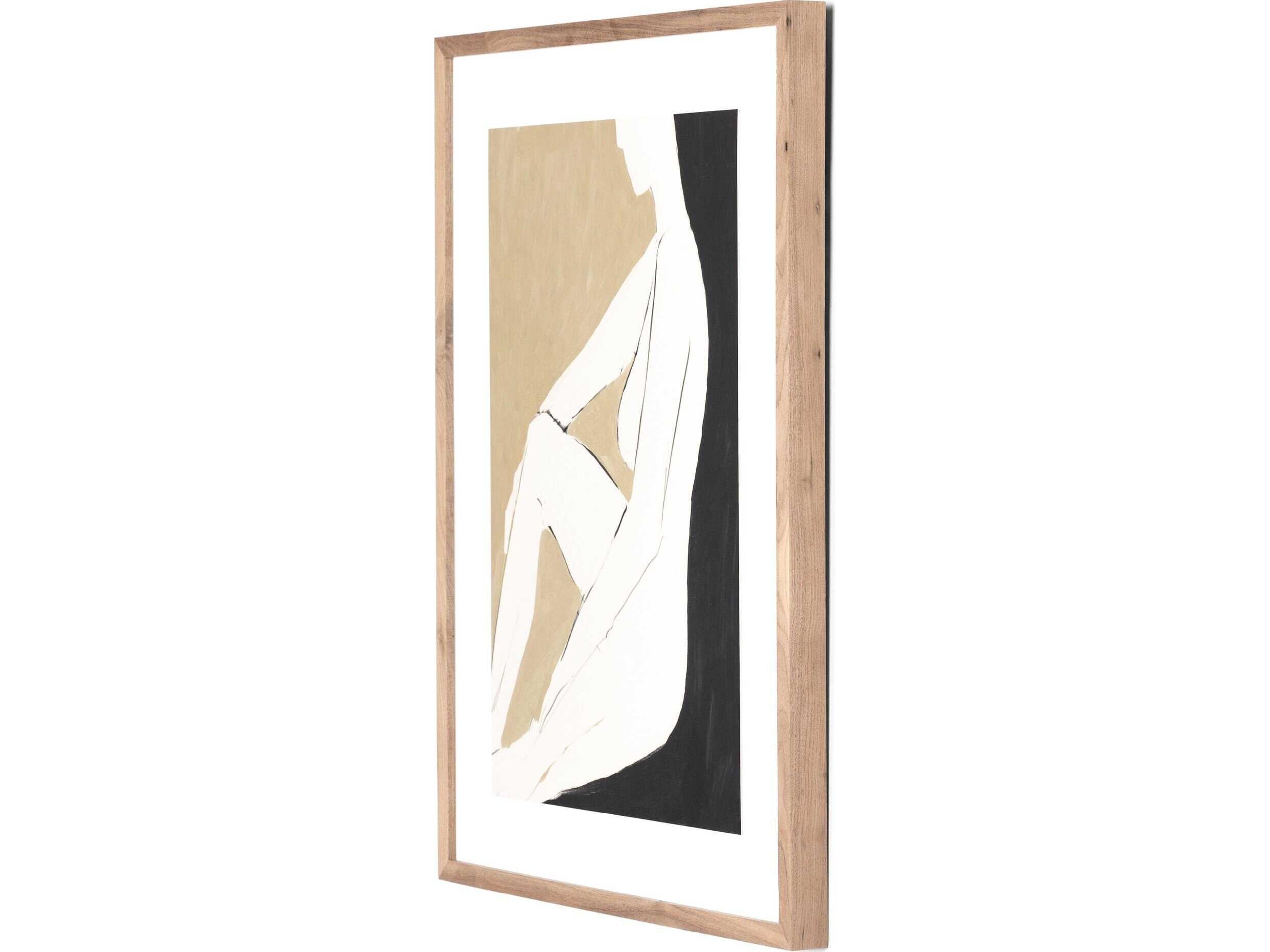 Four Hands Art Studio Chill by Dan Hobday Rustic Walnut  Canvas Wall Art