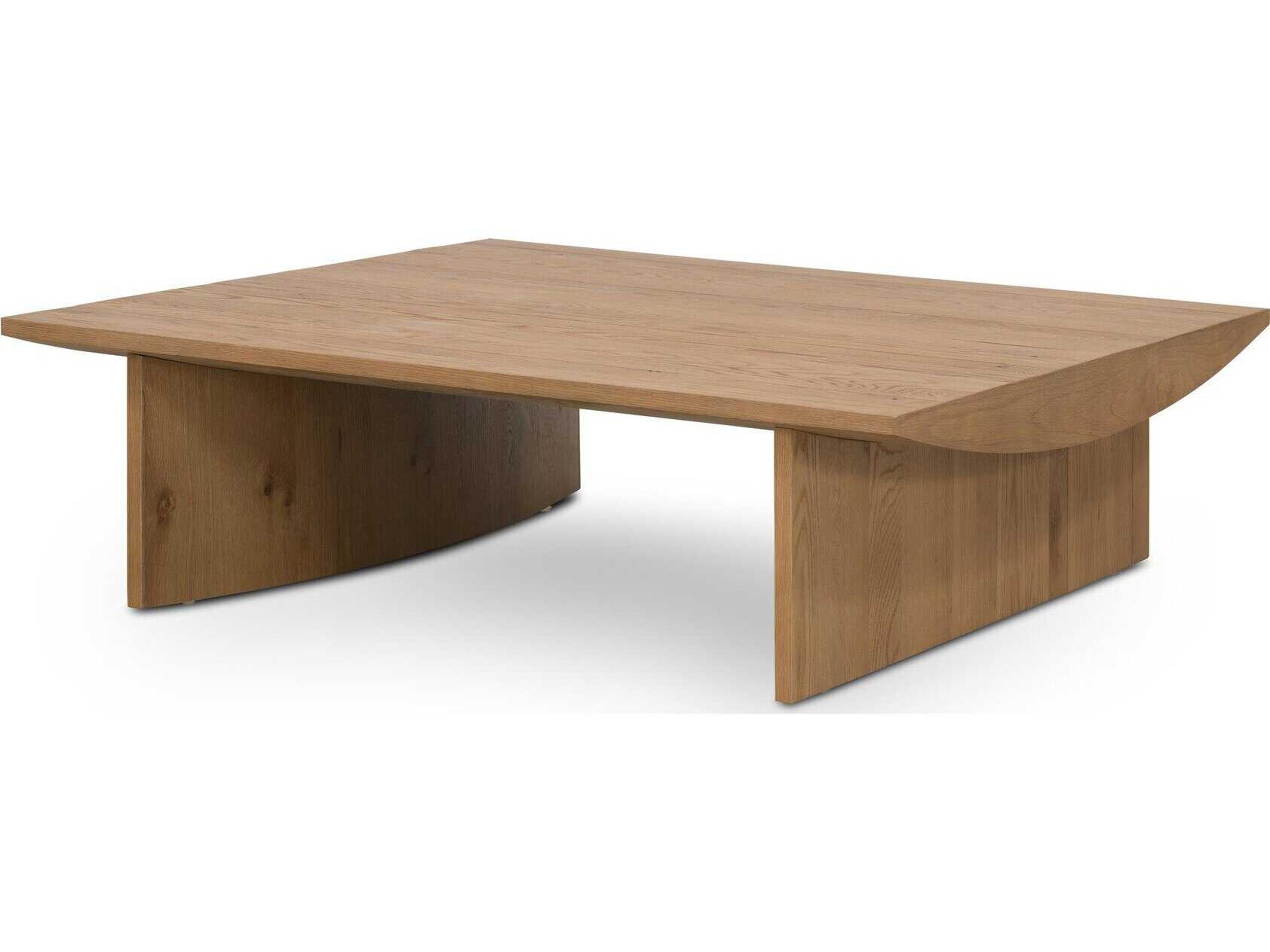 Four Hands Barton Pickford Square Coffee Table Dusted Oak Veneer Square Wood Square Coffee Table