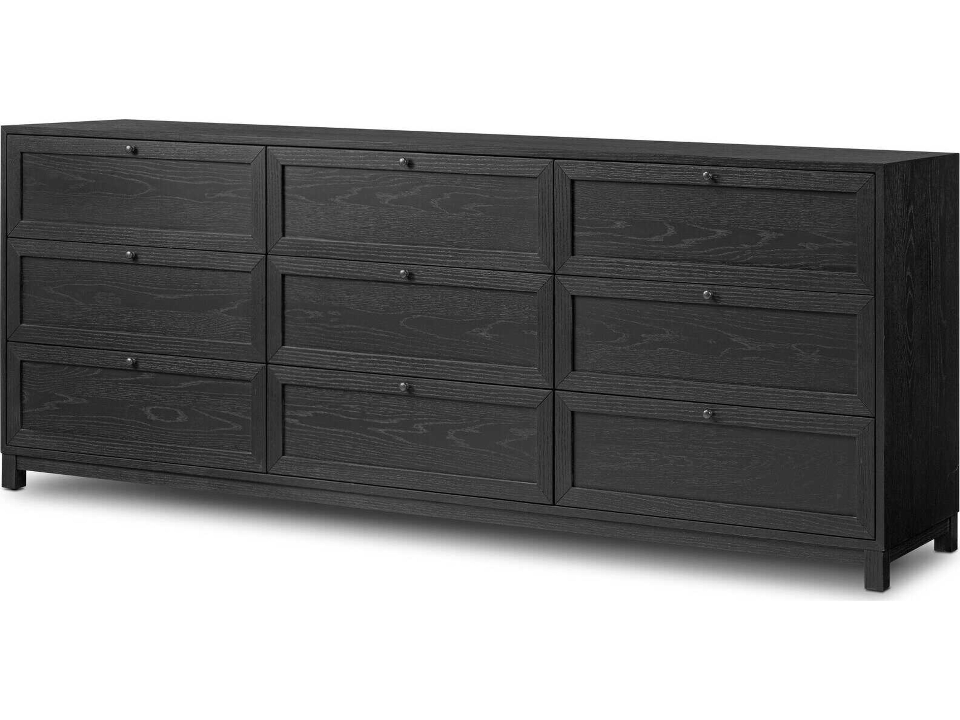 Irondale Millie 9-Drawers Oak Wood Dresser