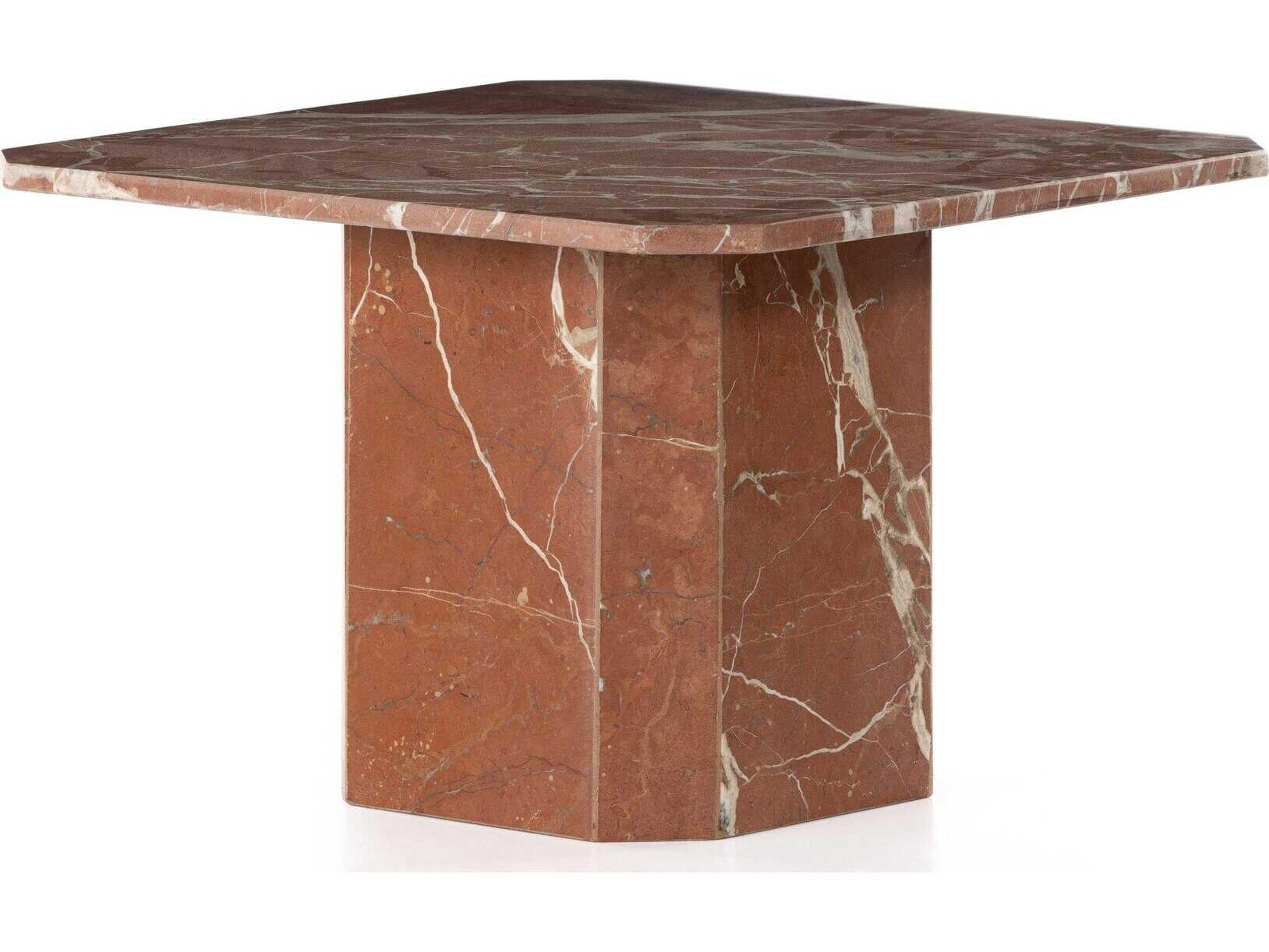 Four Hands Marlow Edina Big Table Square Marble Coffee Table