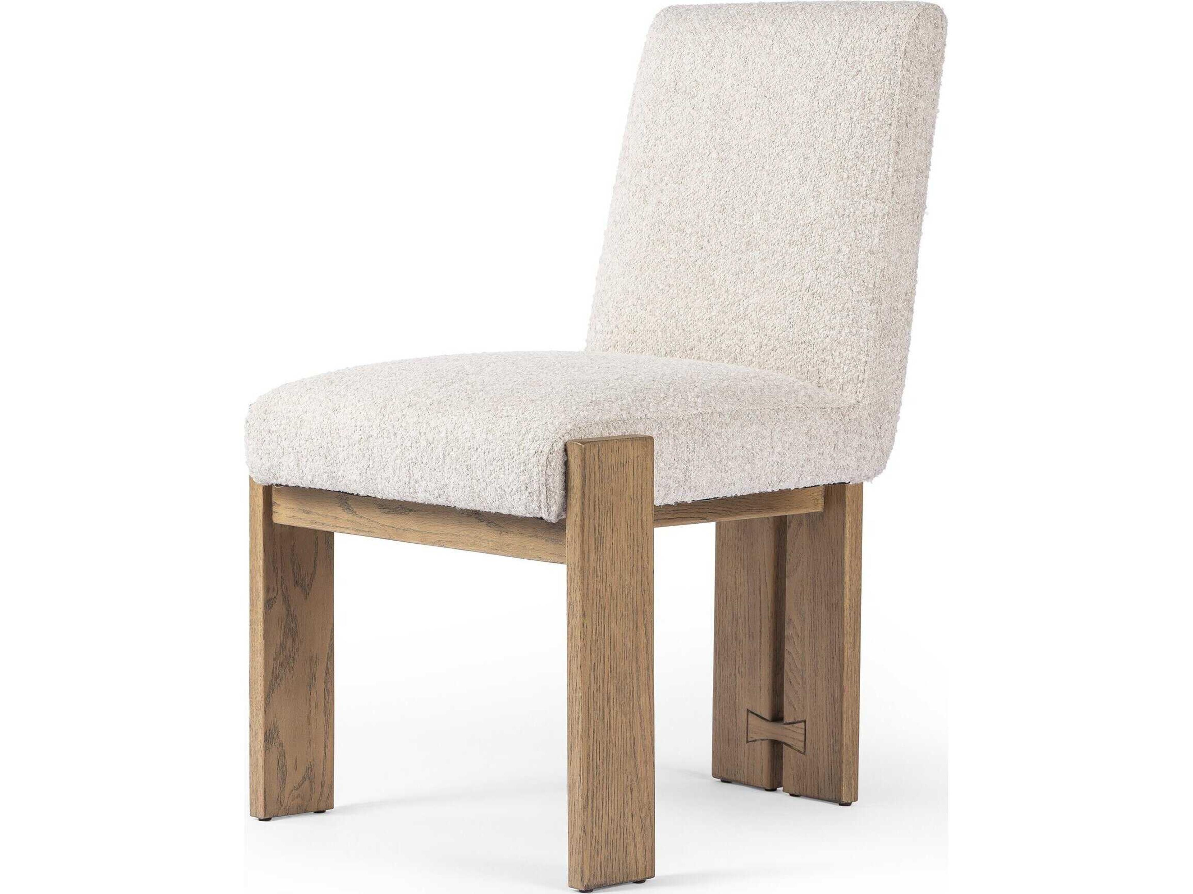 Four Hands Ashford Roxy Somerton Ash Upholstered Oak Wood Dining Chair