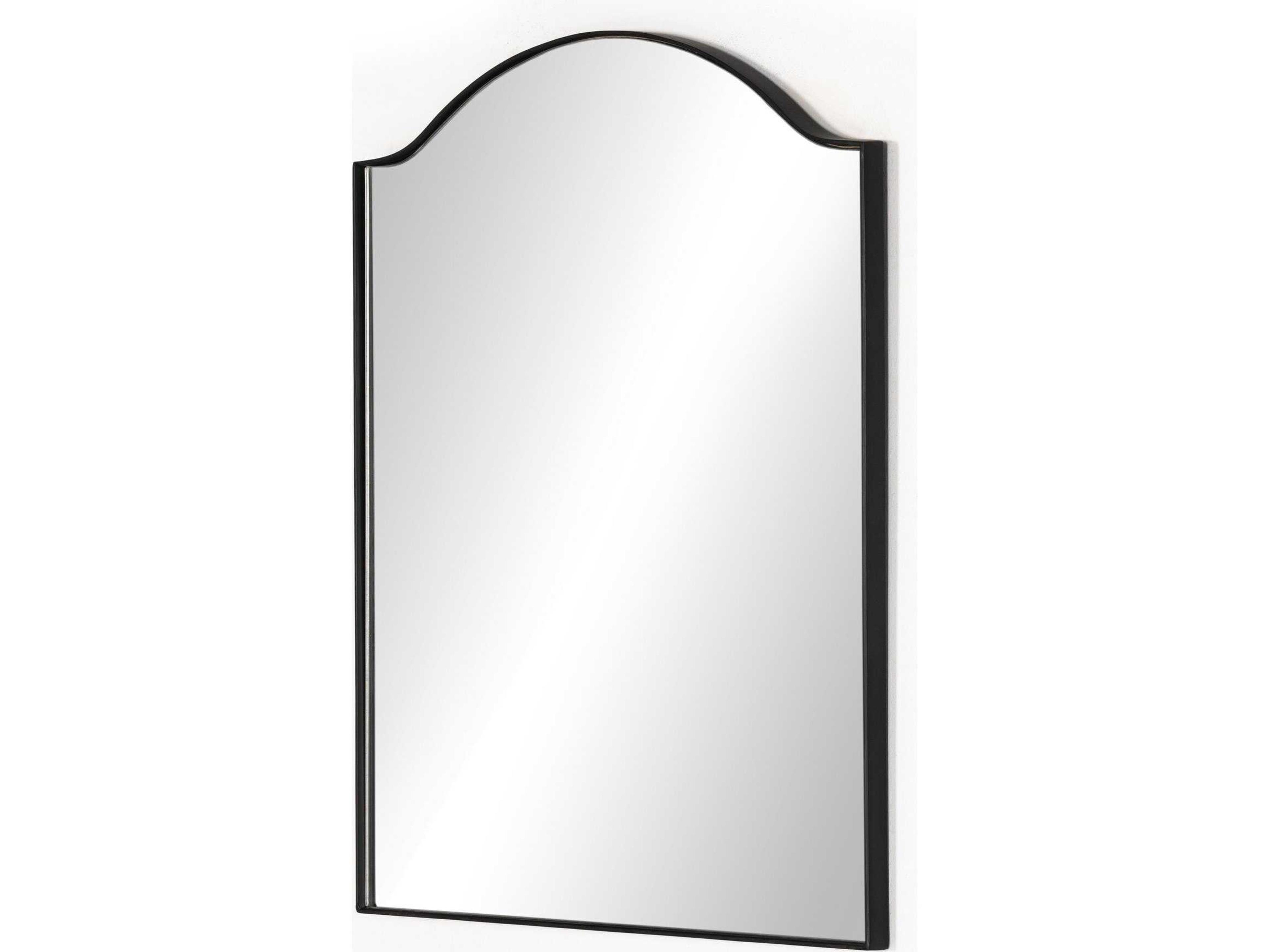 Four Hands Asher Jacques Gunmetal  Small Mirror