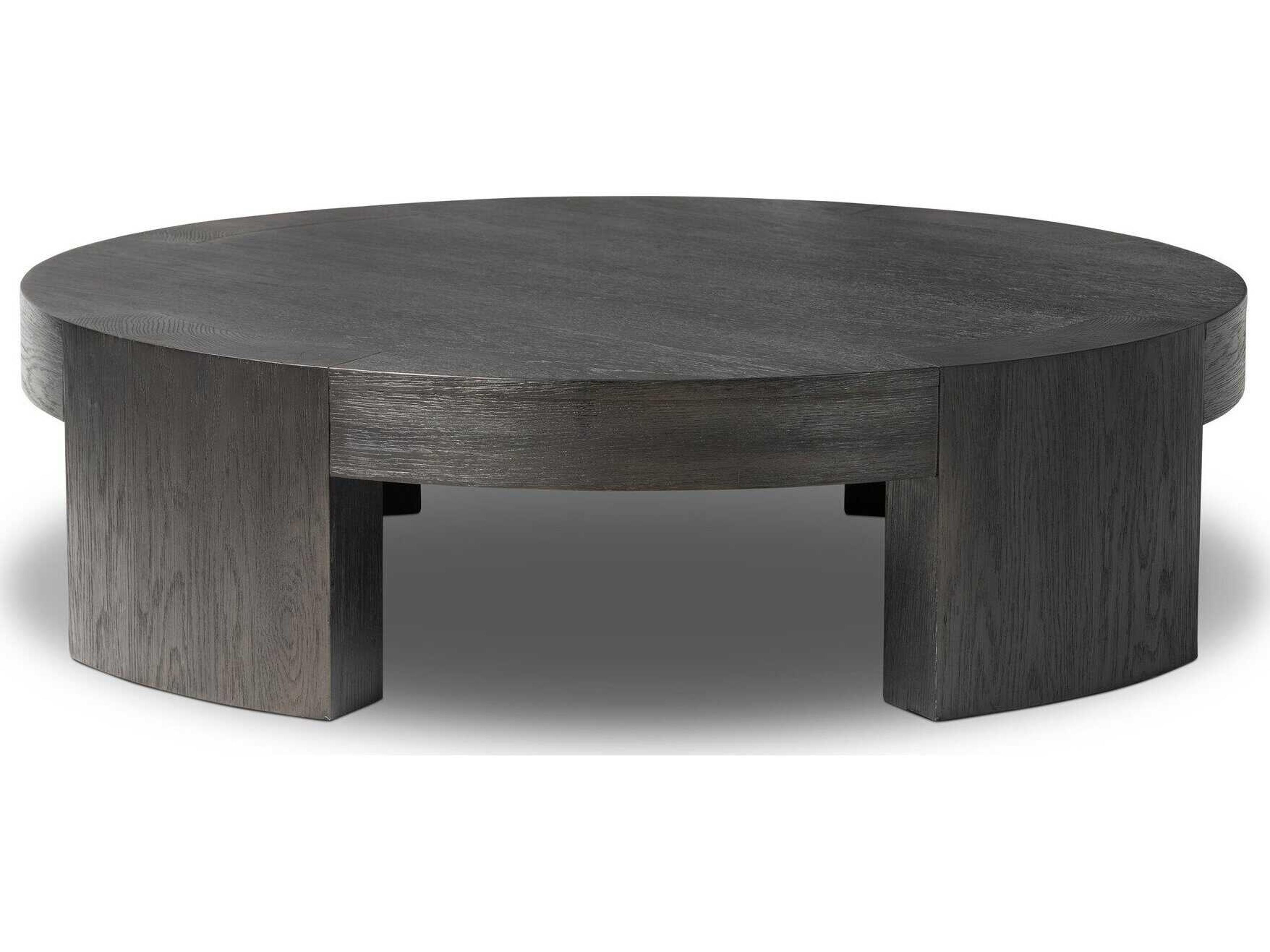 Four Hands Irondale Sheffield Charcoal Oak Veneer Coffee Table