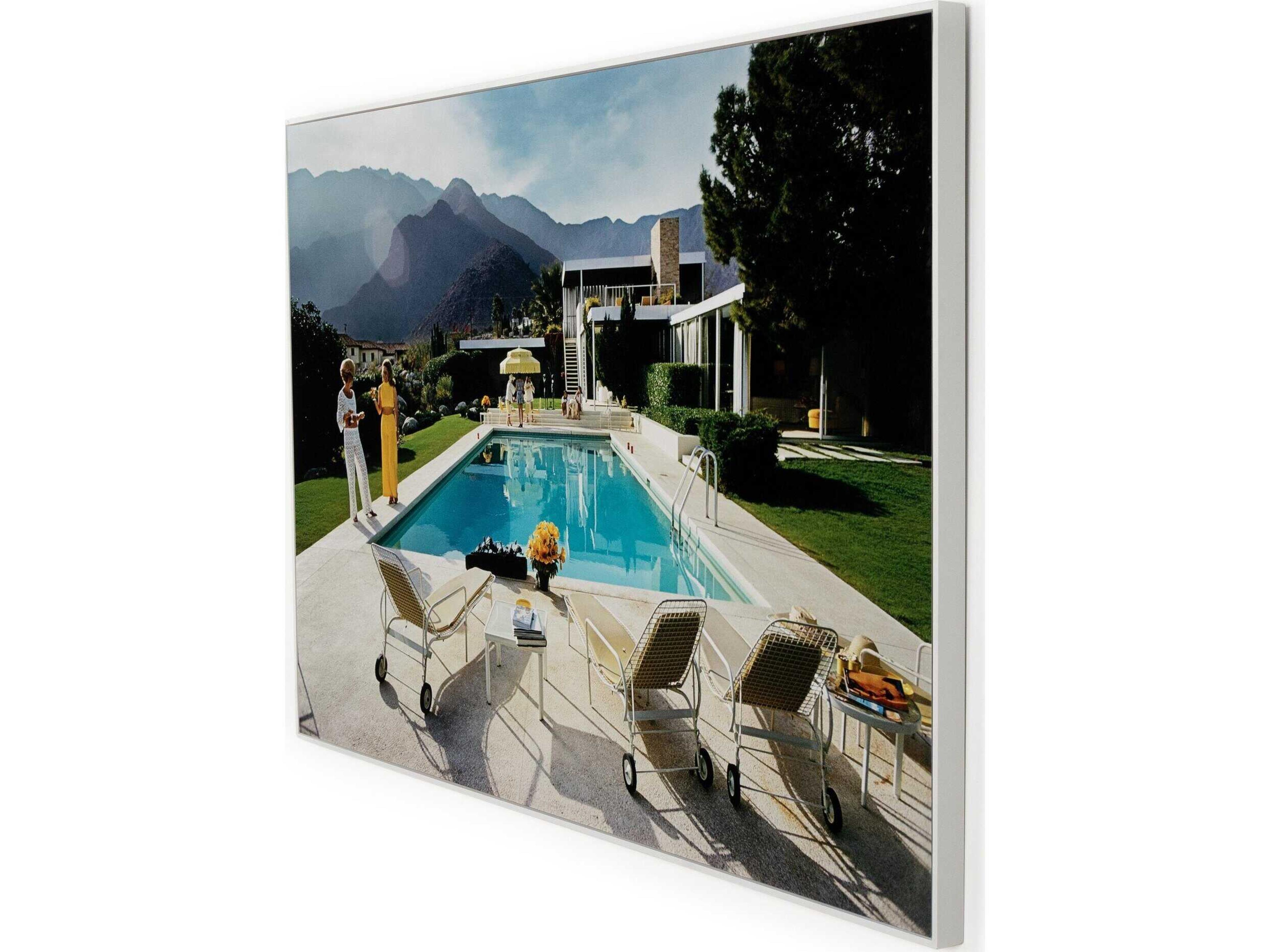 Art Studio Palm Springs Pool By Slim Aarons Wall Art