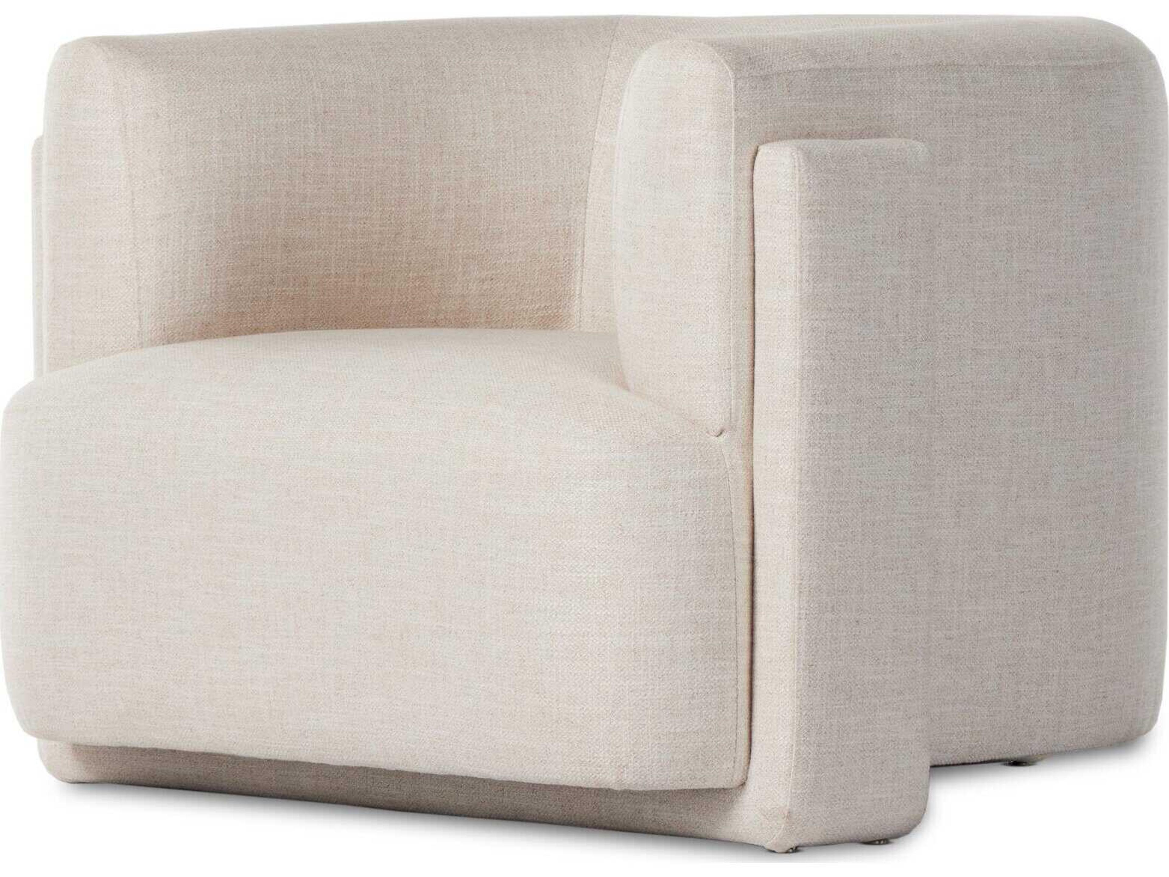 Four Hands Grayson Hartley Cream Fabric Accent Chair