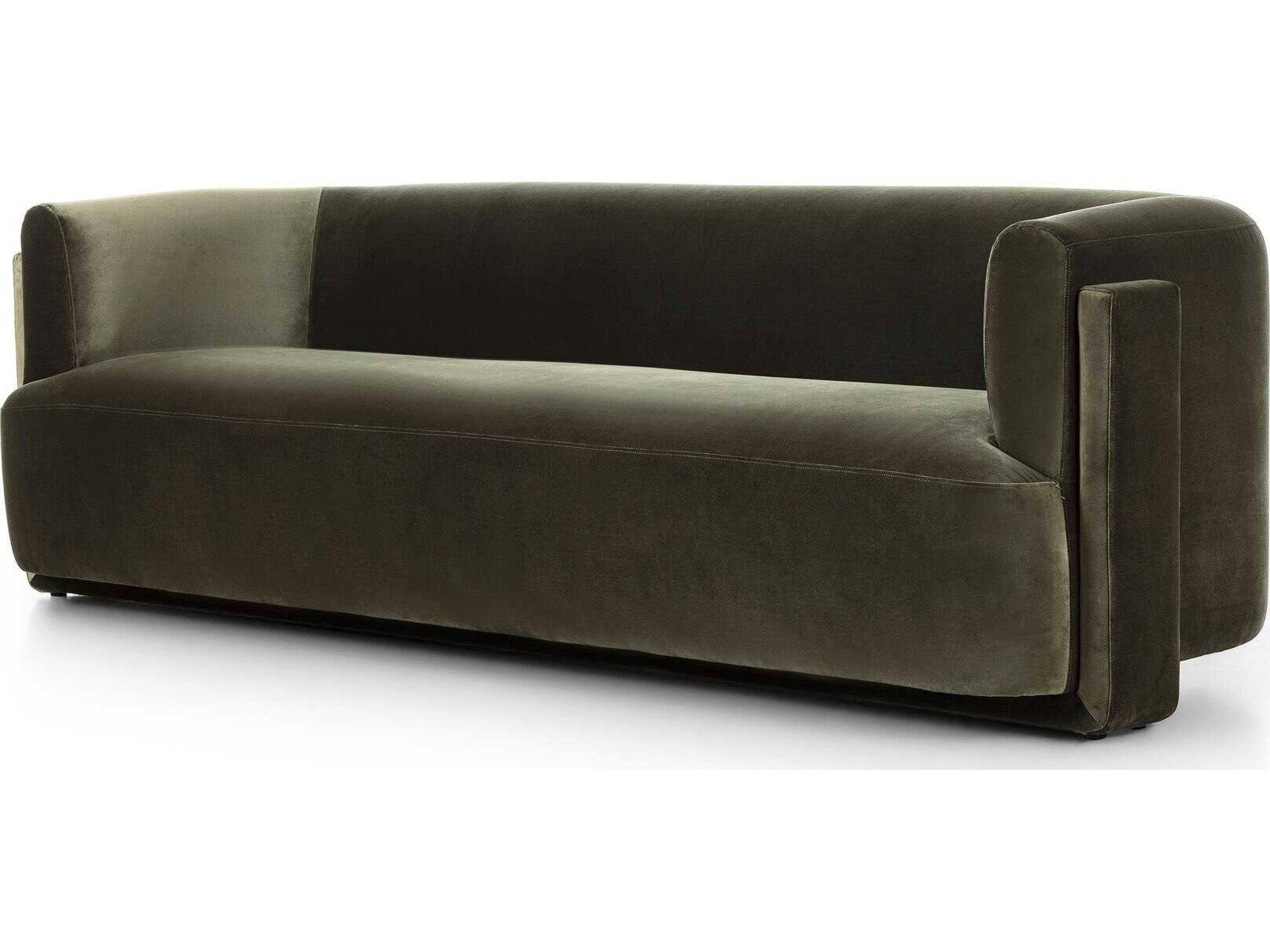 Four Hands Grayson Hartley Surrey Olive Upholstered Sofa