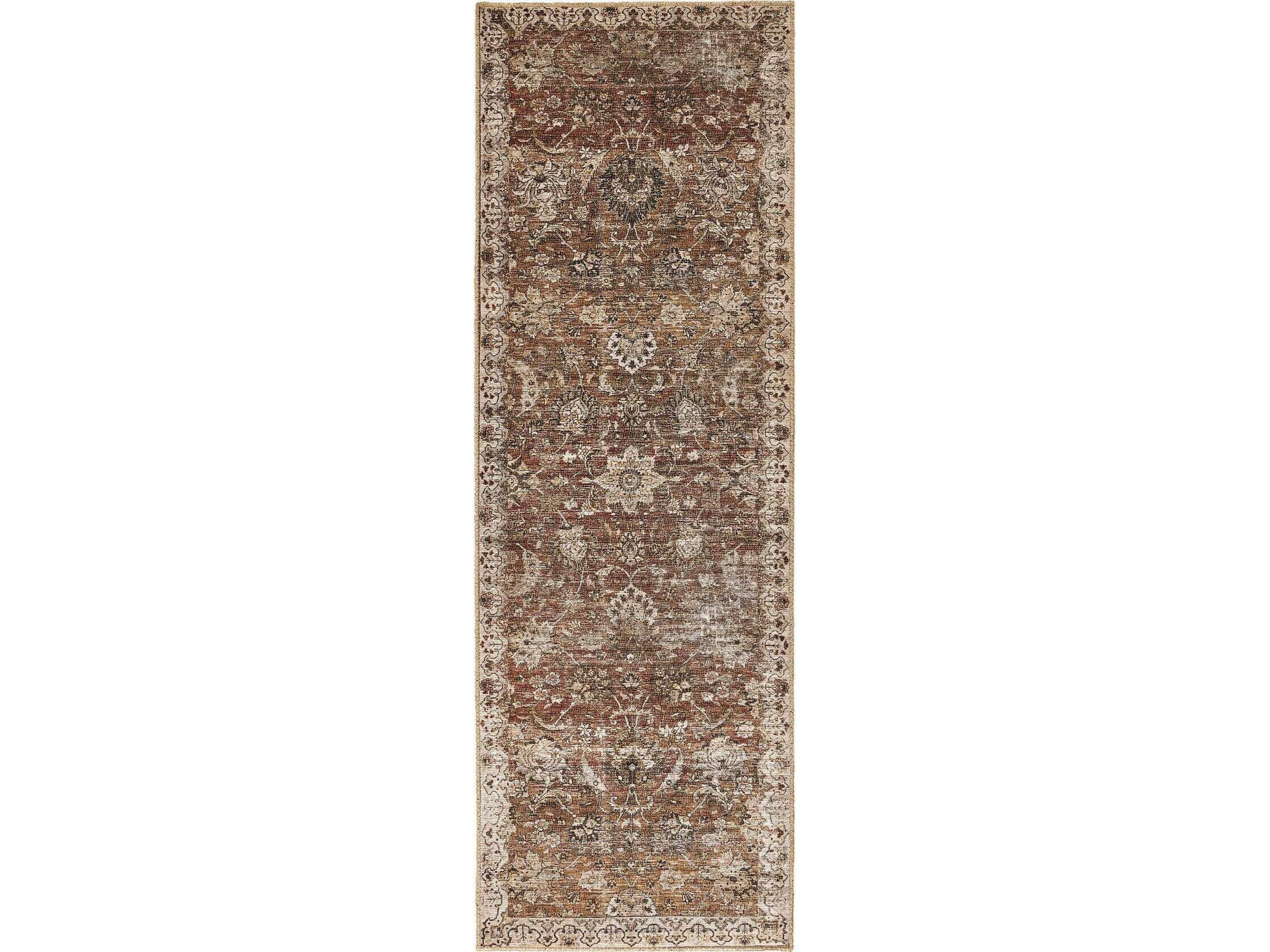 Four Hands Lucca Bordered Runner Area Rug