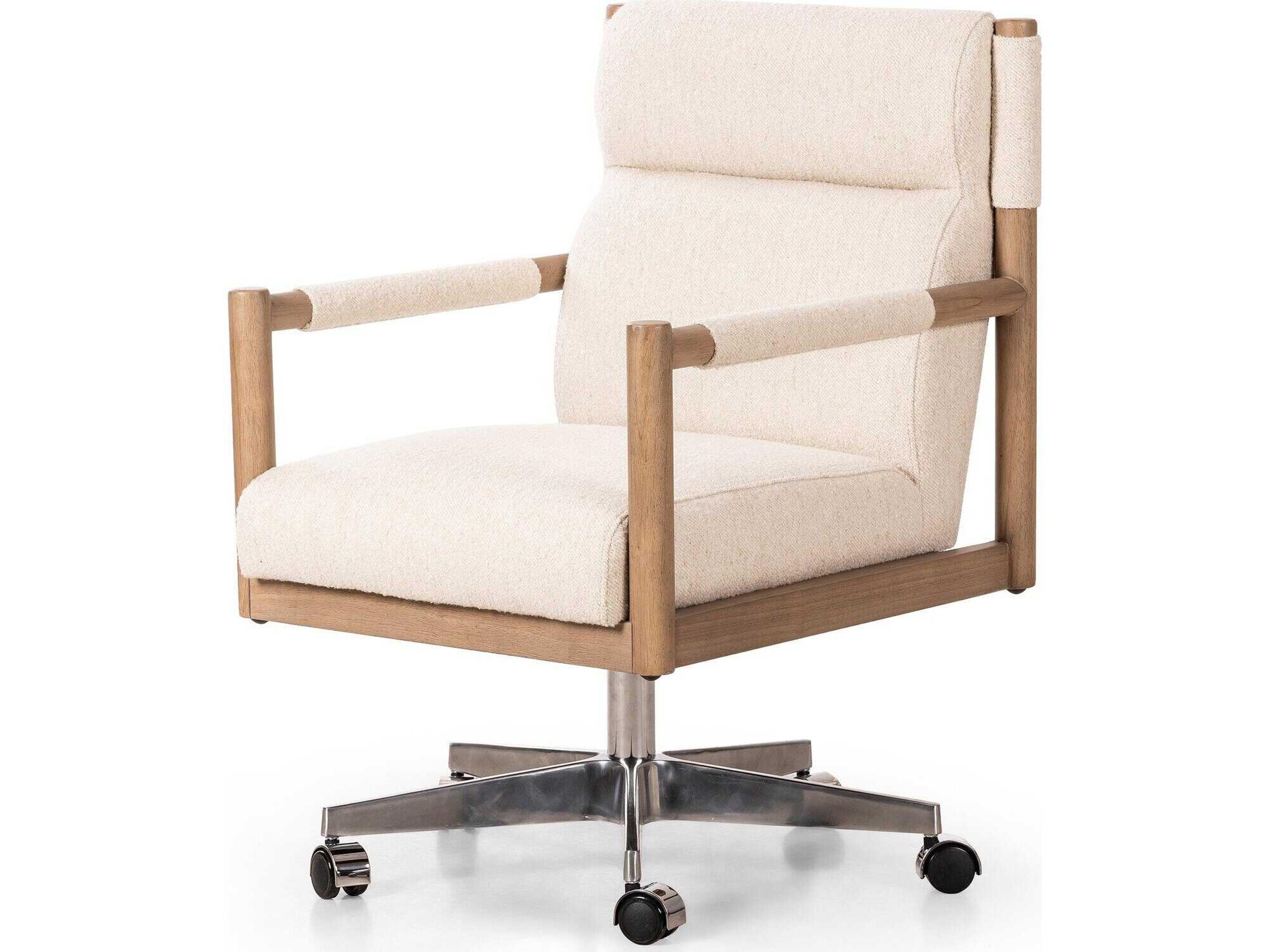 Four Hands Caswell Kiano Charter Oatmeal Upholstered Desk Chair