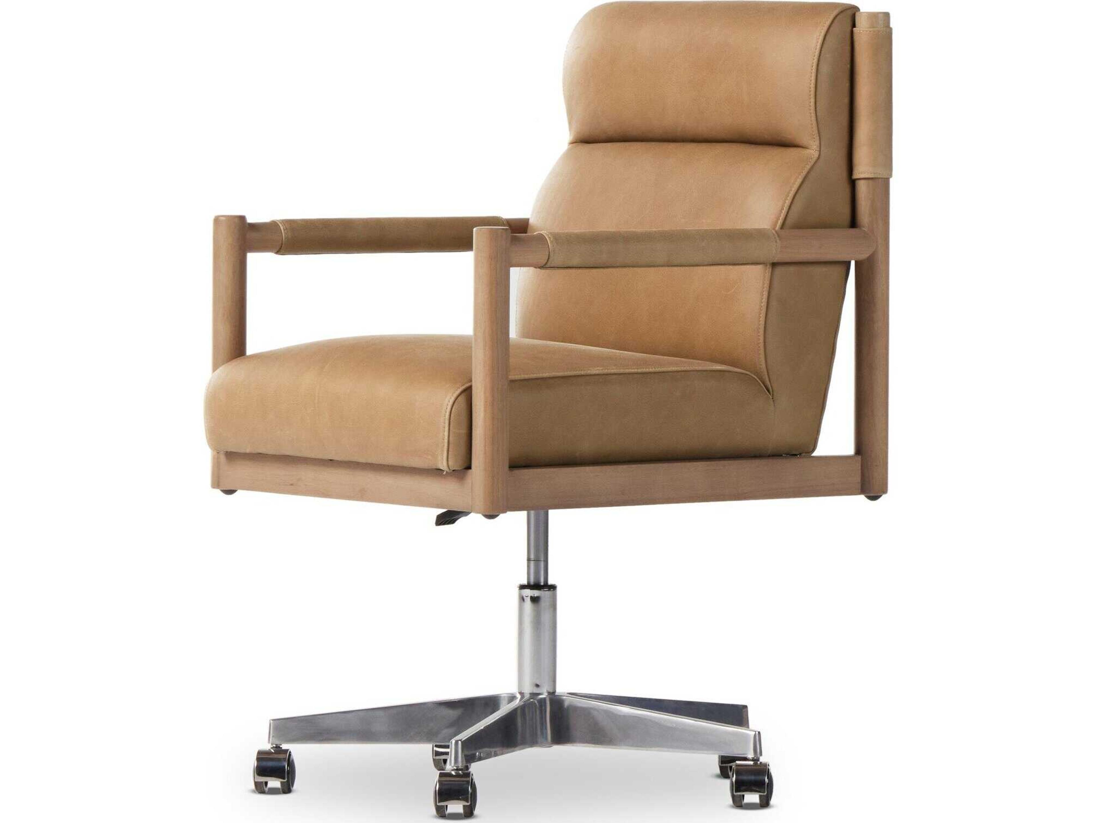 Four Hands Caswell Kiano Palermo Drift Leather Desk Chair