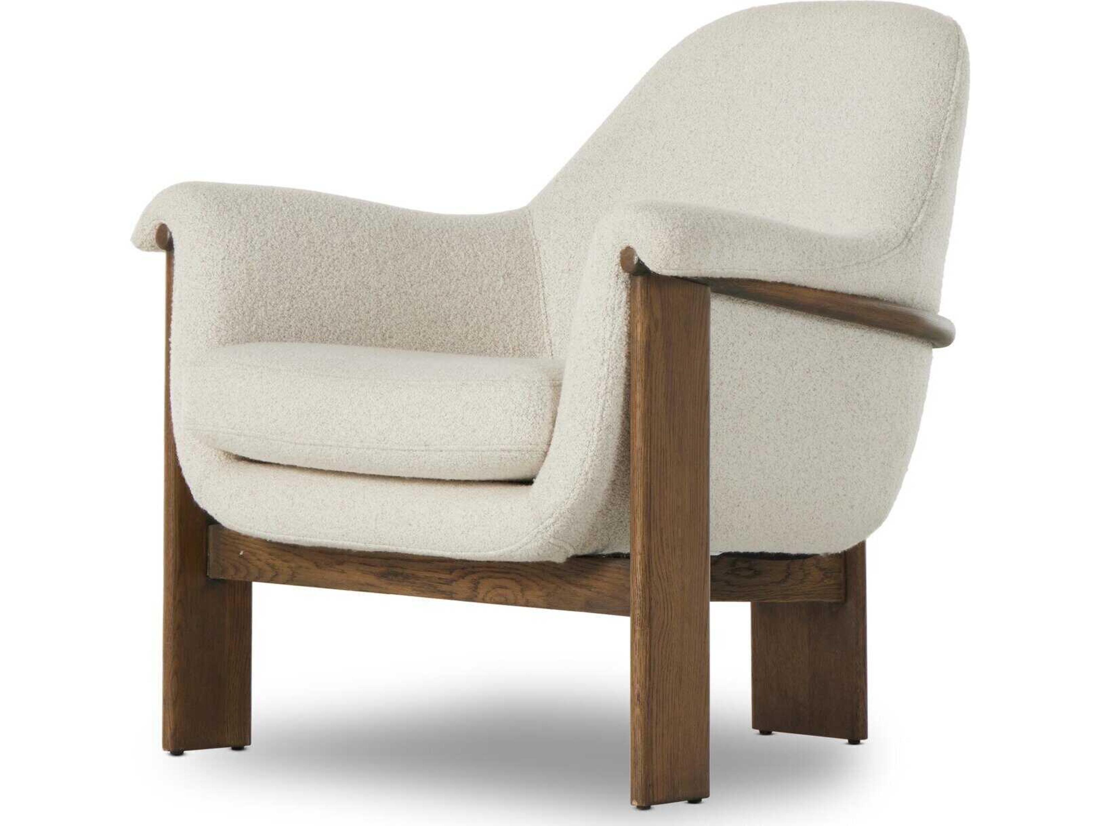 Four Hands Grayson Santoro White Fabric Accent Chair