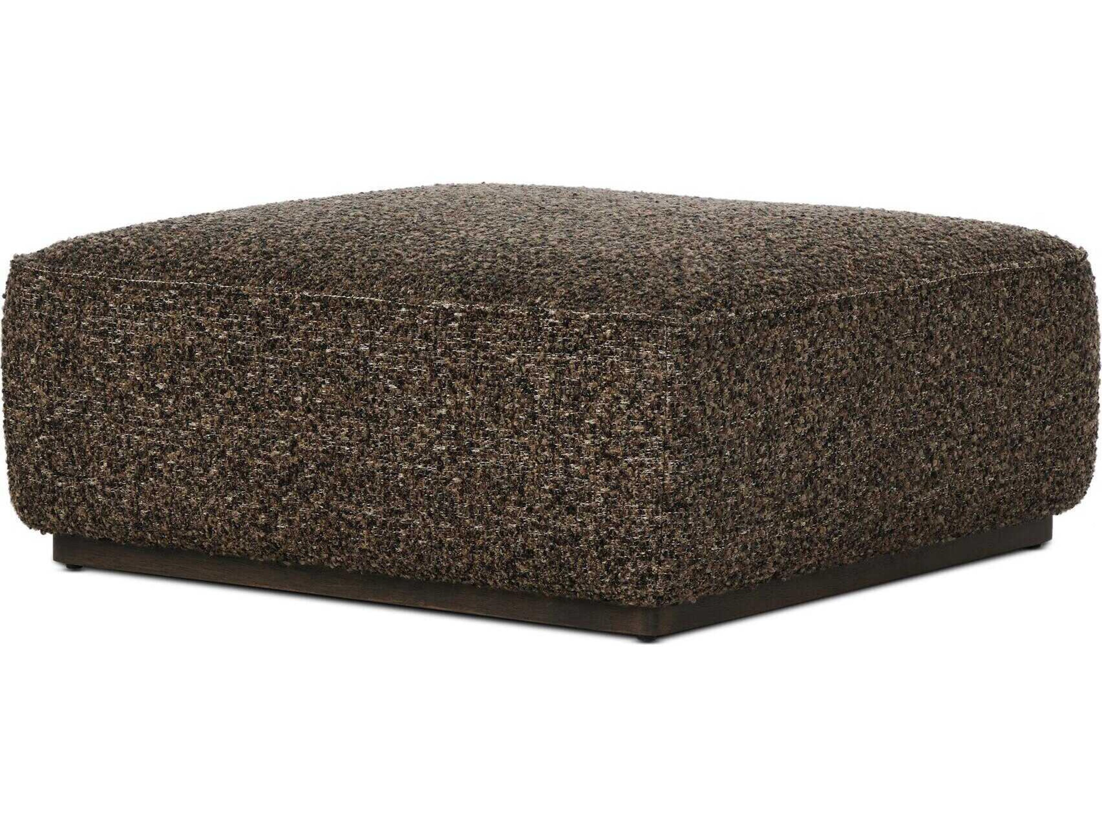 Four Hands Westgate Sinclair Ivan Granite Upholstered Square Ottoman
