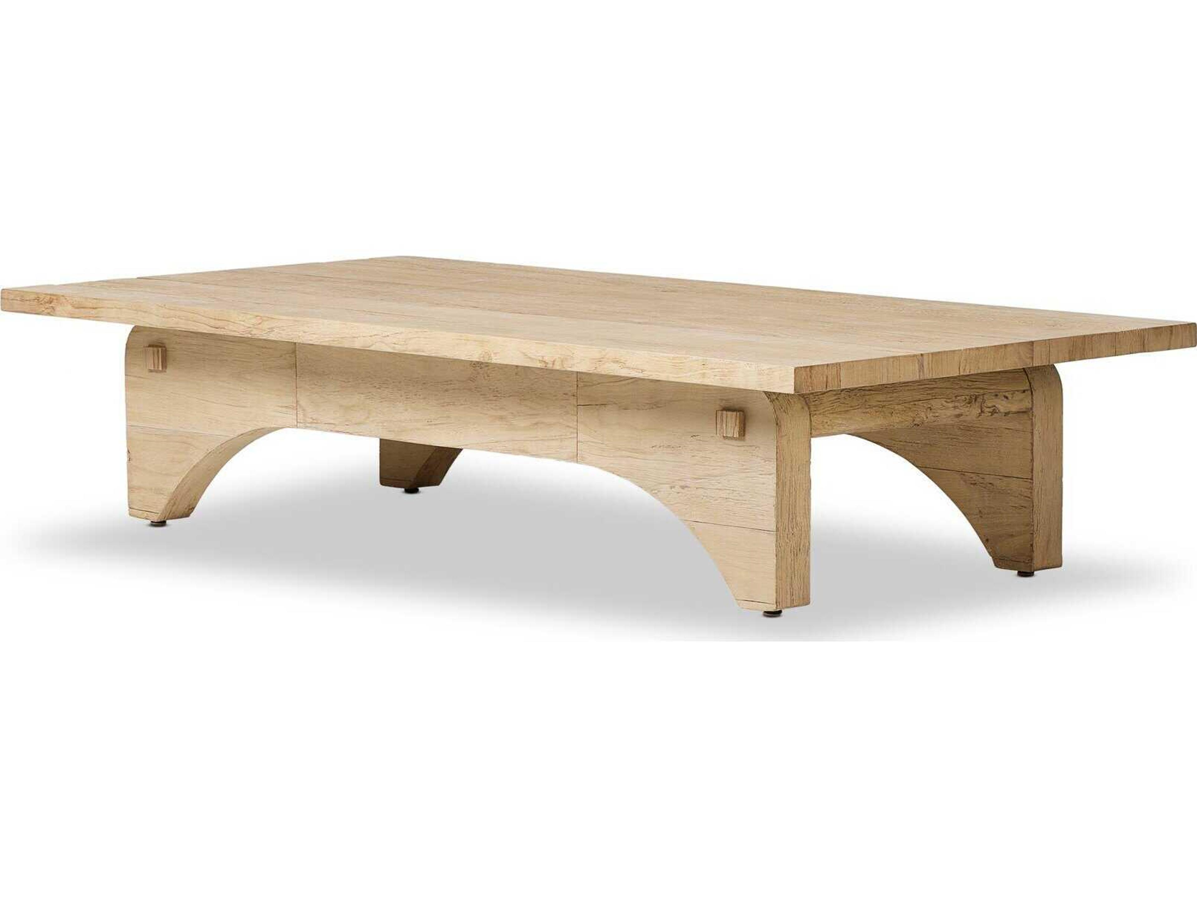 Four Hands Wesson Winchester Coffee Table - Bleached Alder