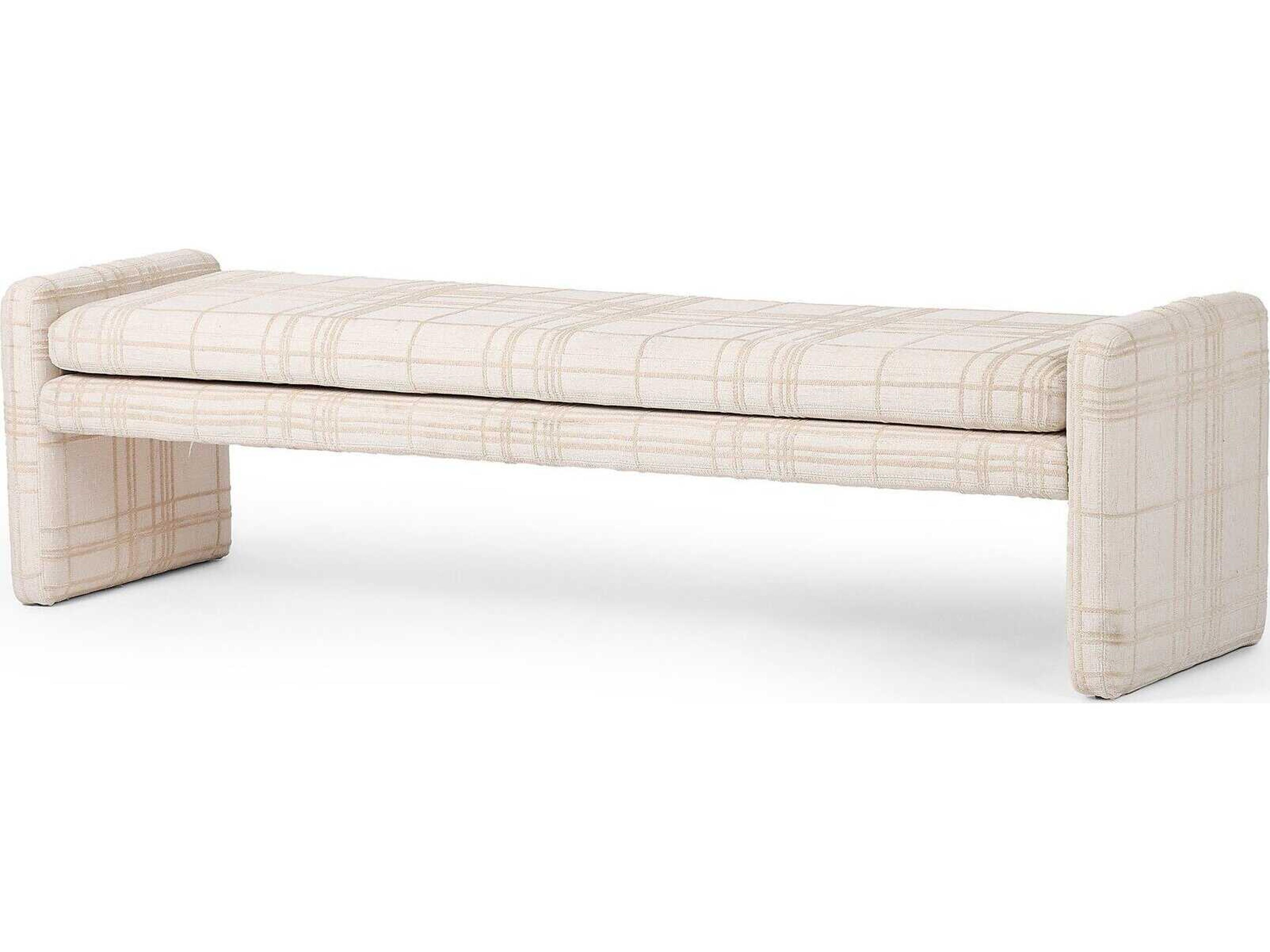 Four Hands Townsend Serena Beige Upholstered Accent Bench