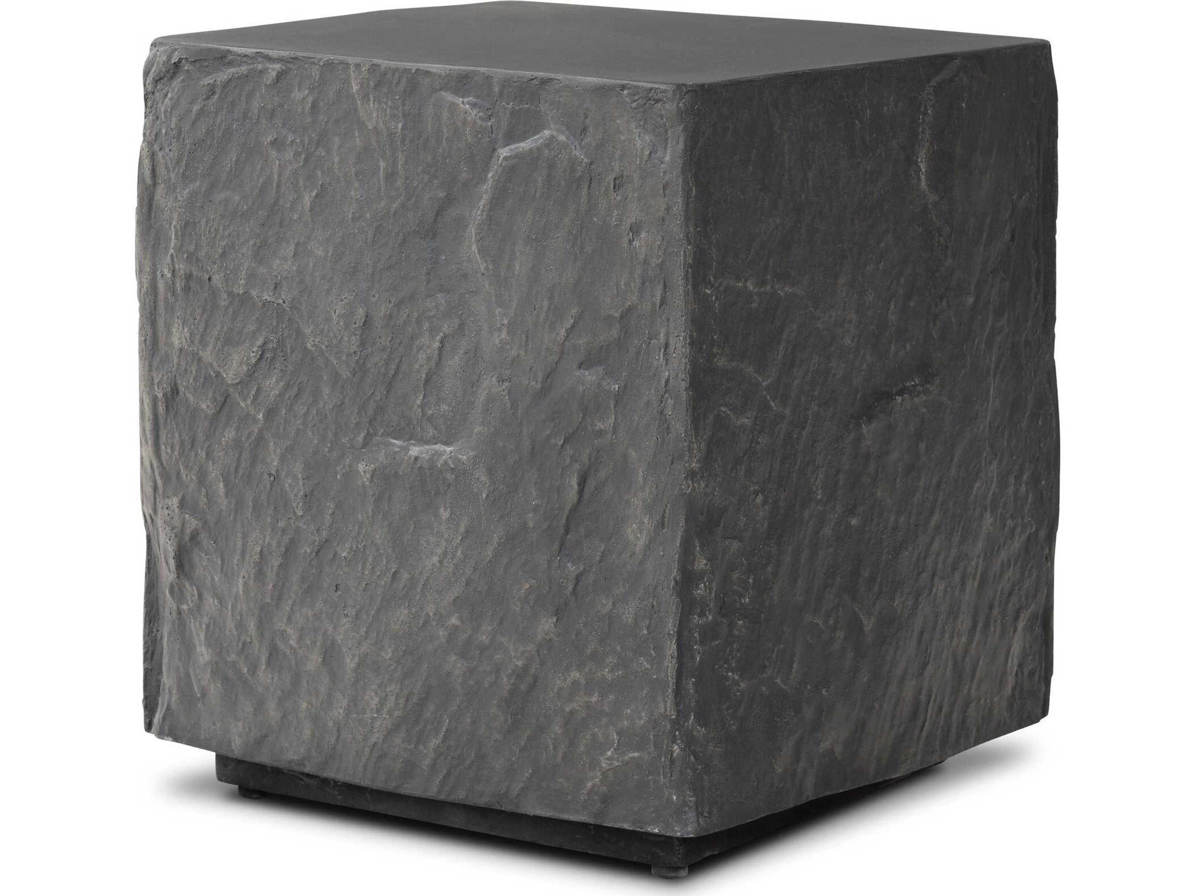 Four Hands Chandler Rectangular Concrete End Table