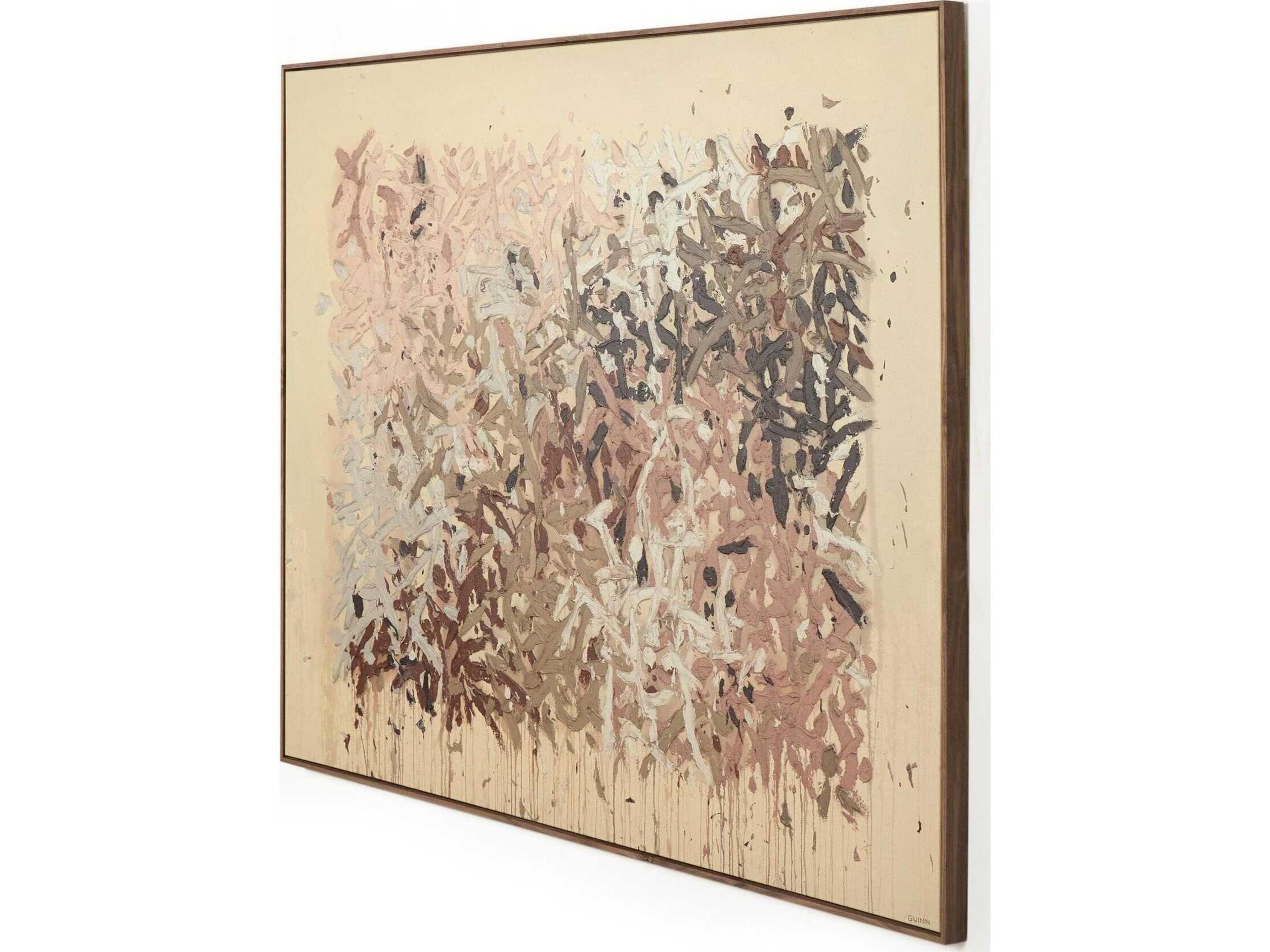 Four Hands Art Studio Still His People by Tyler Guinn Rustic Walnut Floater Canvas Wall Art