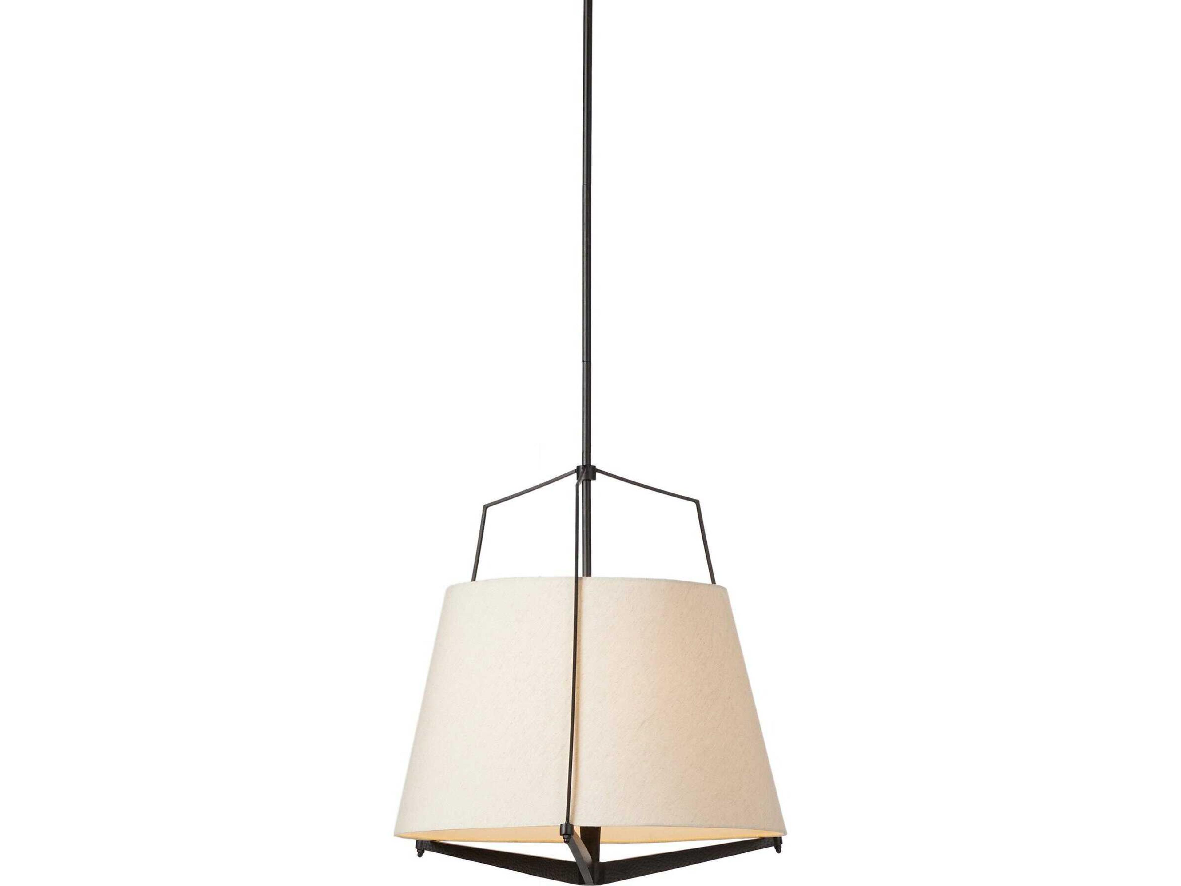 Four Hands Asher 1-Light Black Empire Pendant