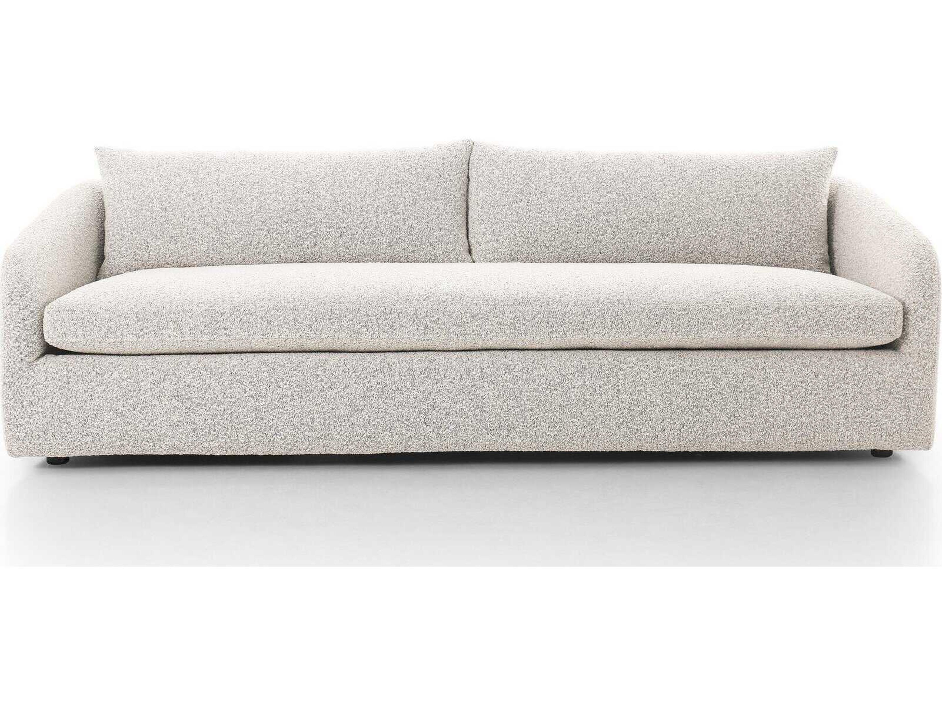 Four Hands Kensington Knoll Domino Gray Upholstered Sofa