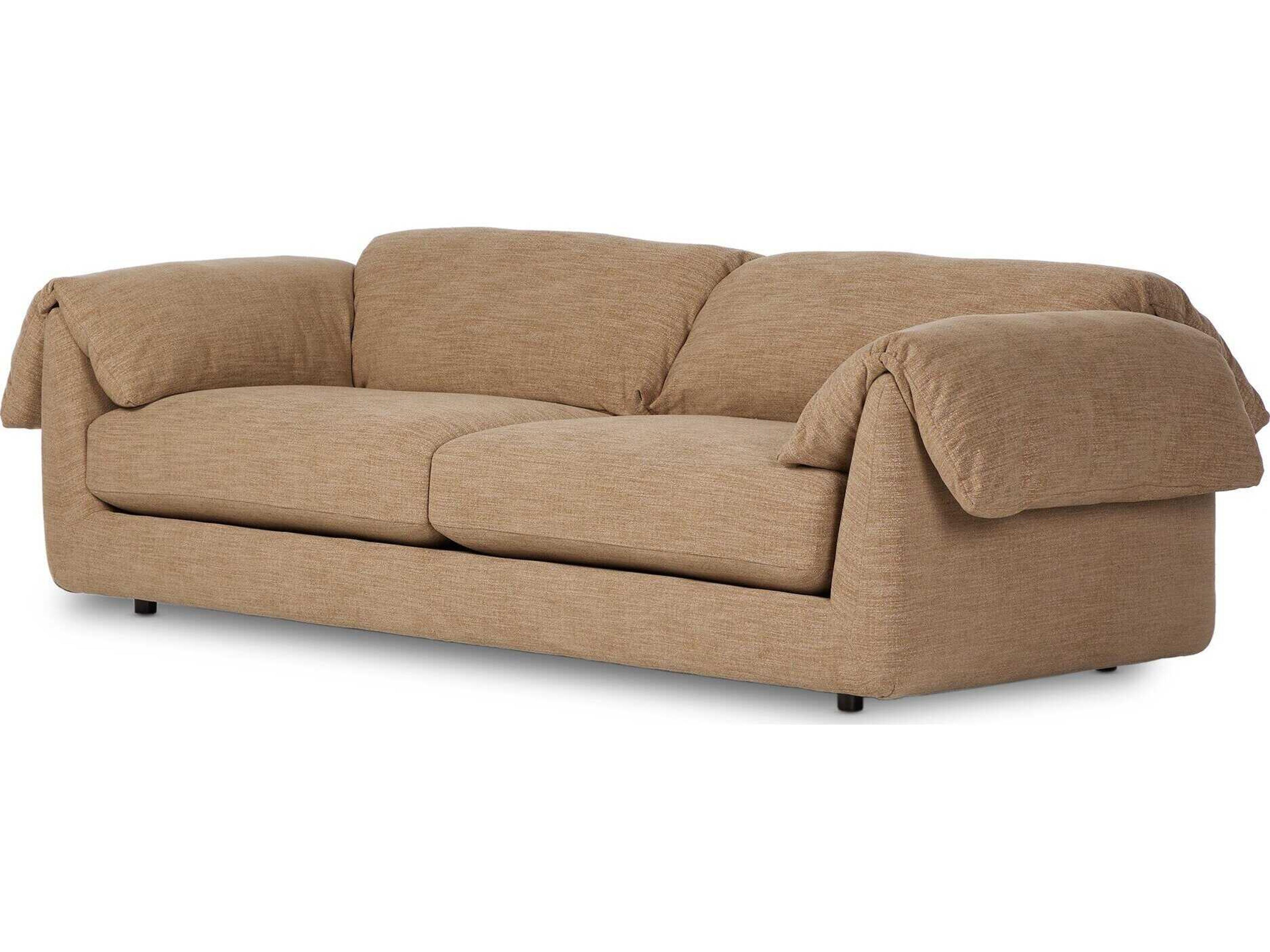 Four Hands Centrale Marcel Brown Upholstered Sofa