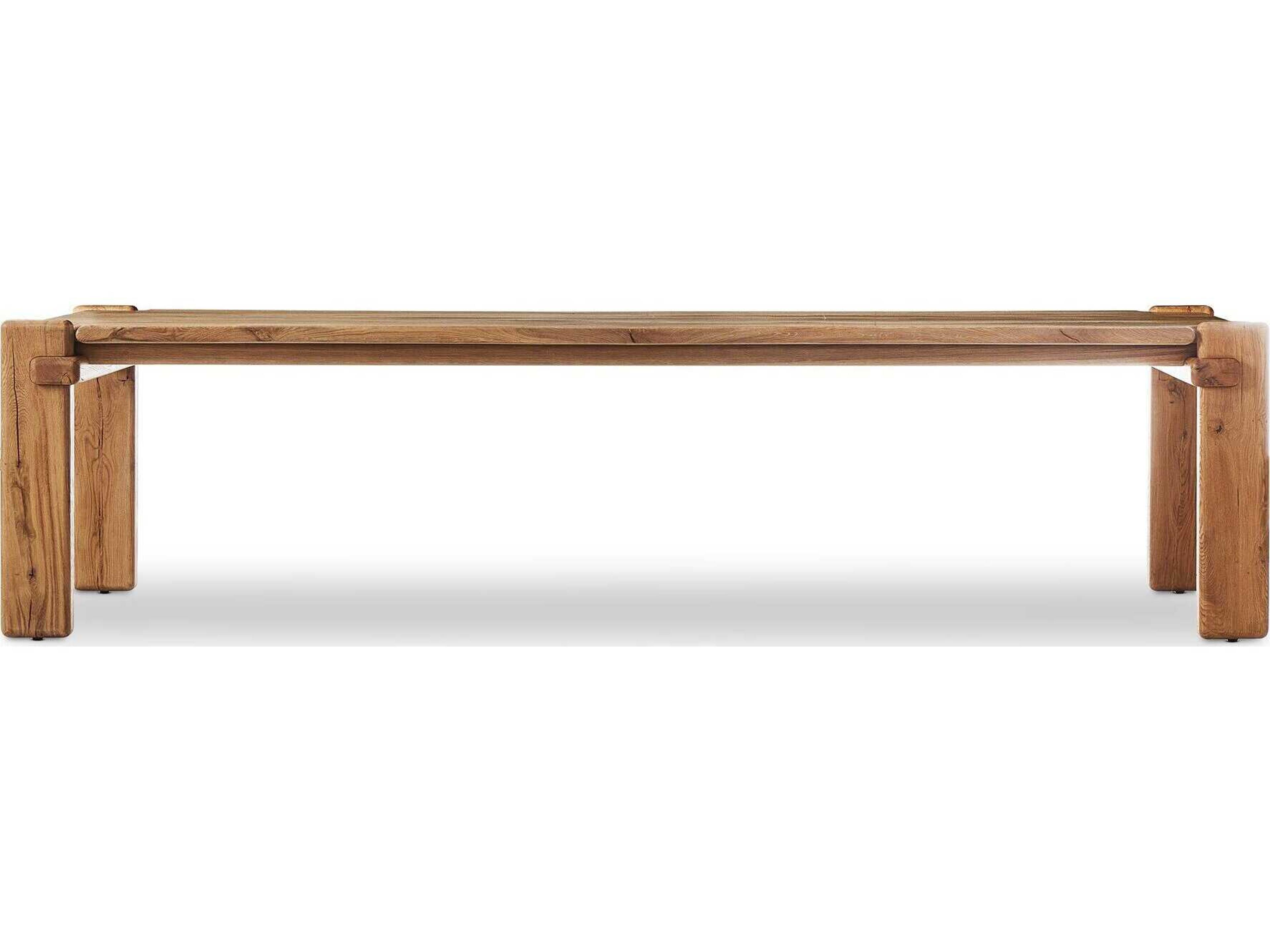 Four Hands Bina Marcia Natural Reclaimed French Oak Dining Table 120"