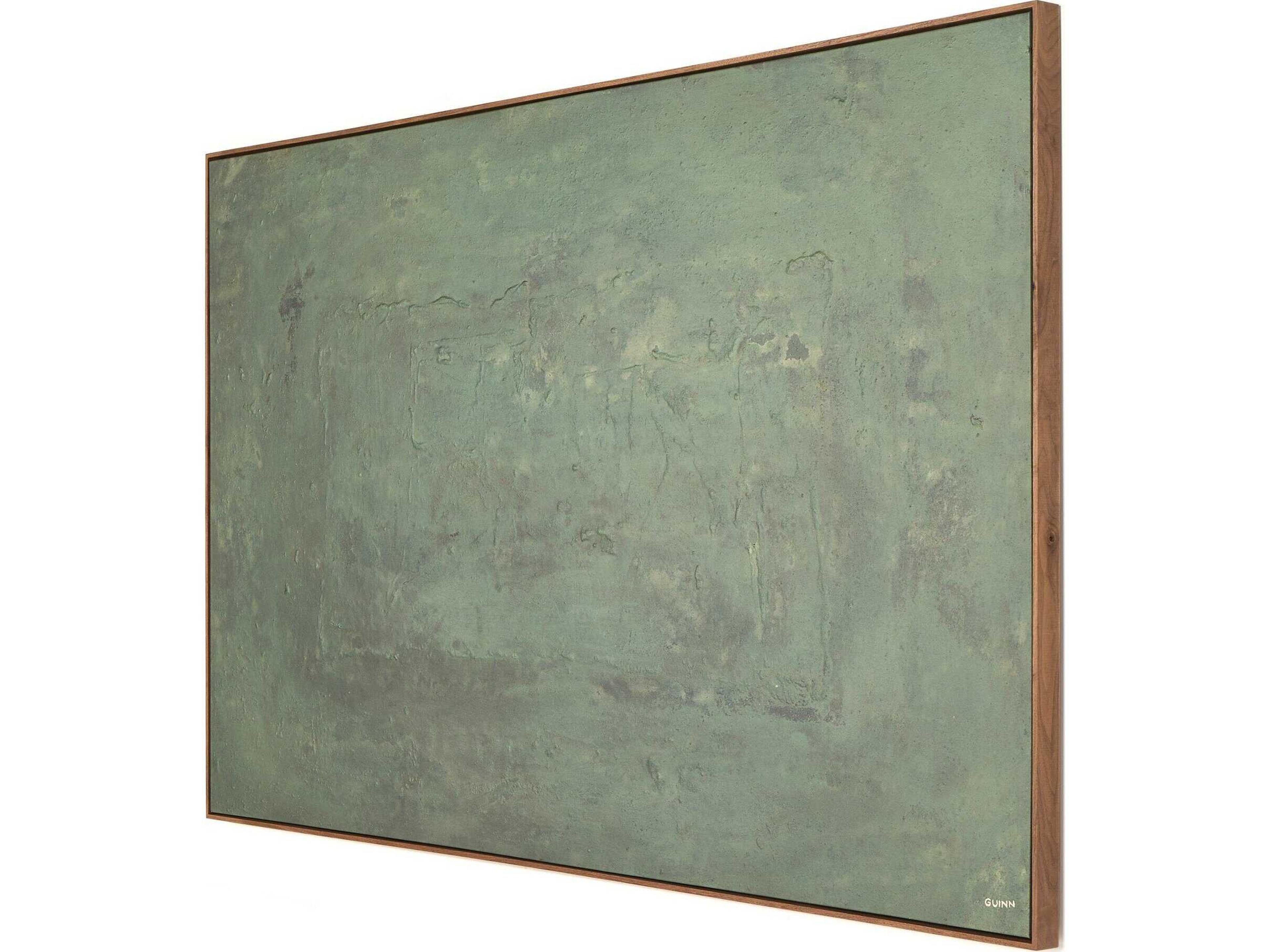 Four Hands Art Studio Carrying The Olive Branch No.2 by Tyler Guinn Rustic Walnut Floater Canvas Wall Art