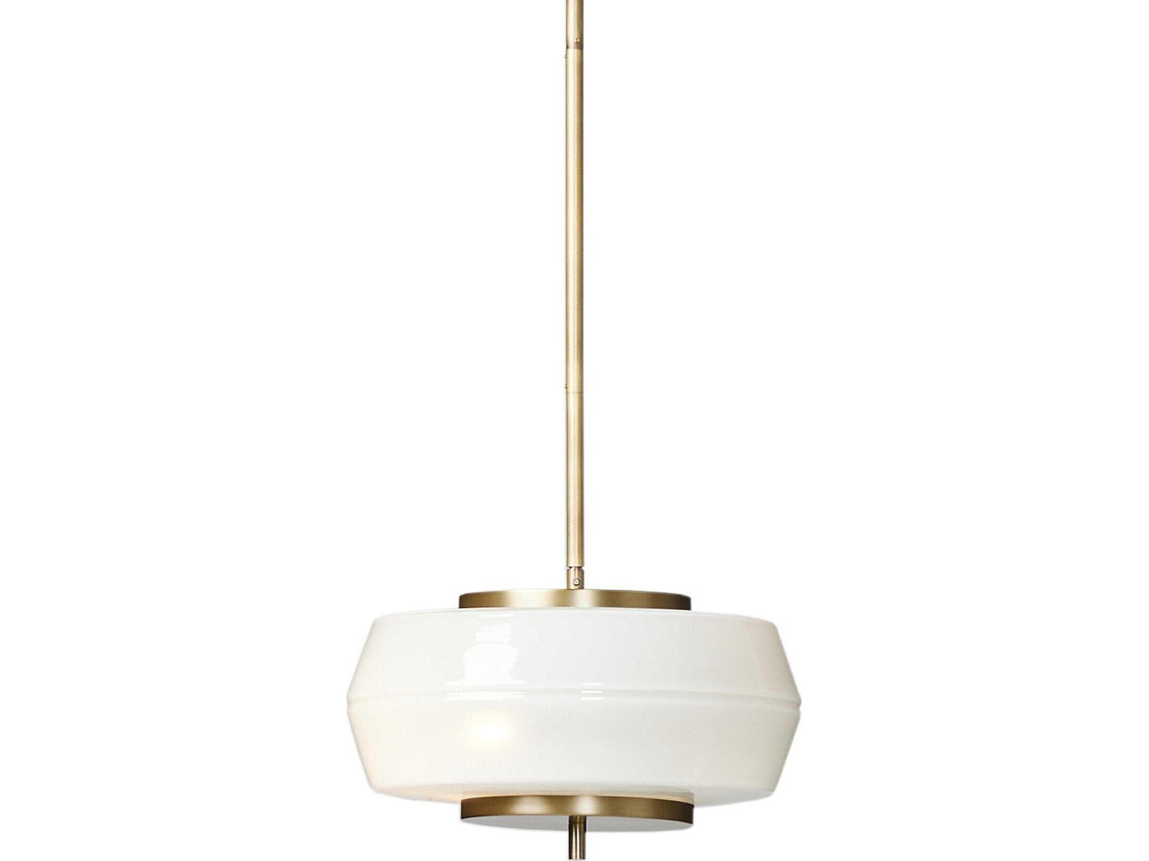 Four Hands Tayden White Pendant