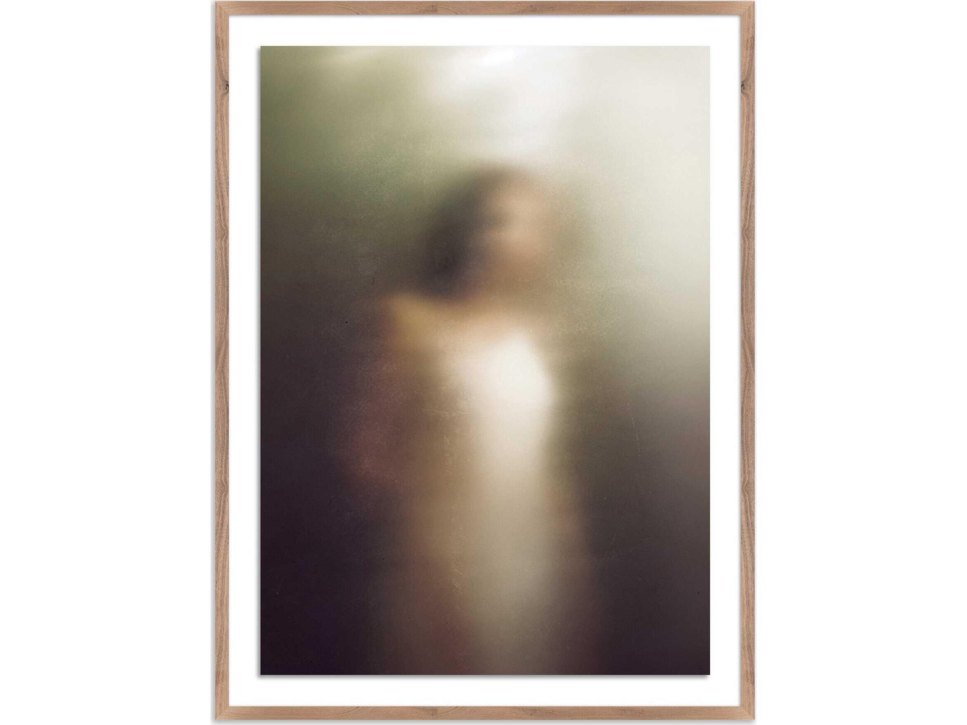 Art Studio Foggy Dream I by Coup D'esprit Rustic Walnut Canvas Wall Art