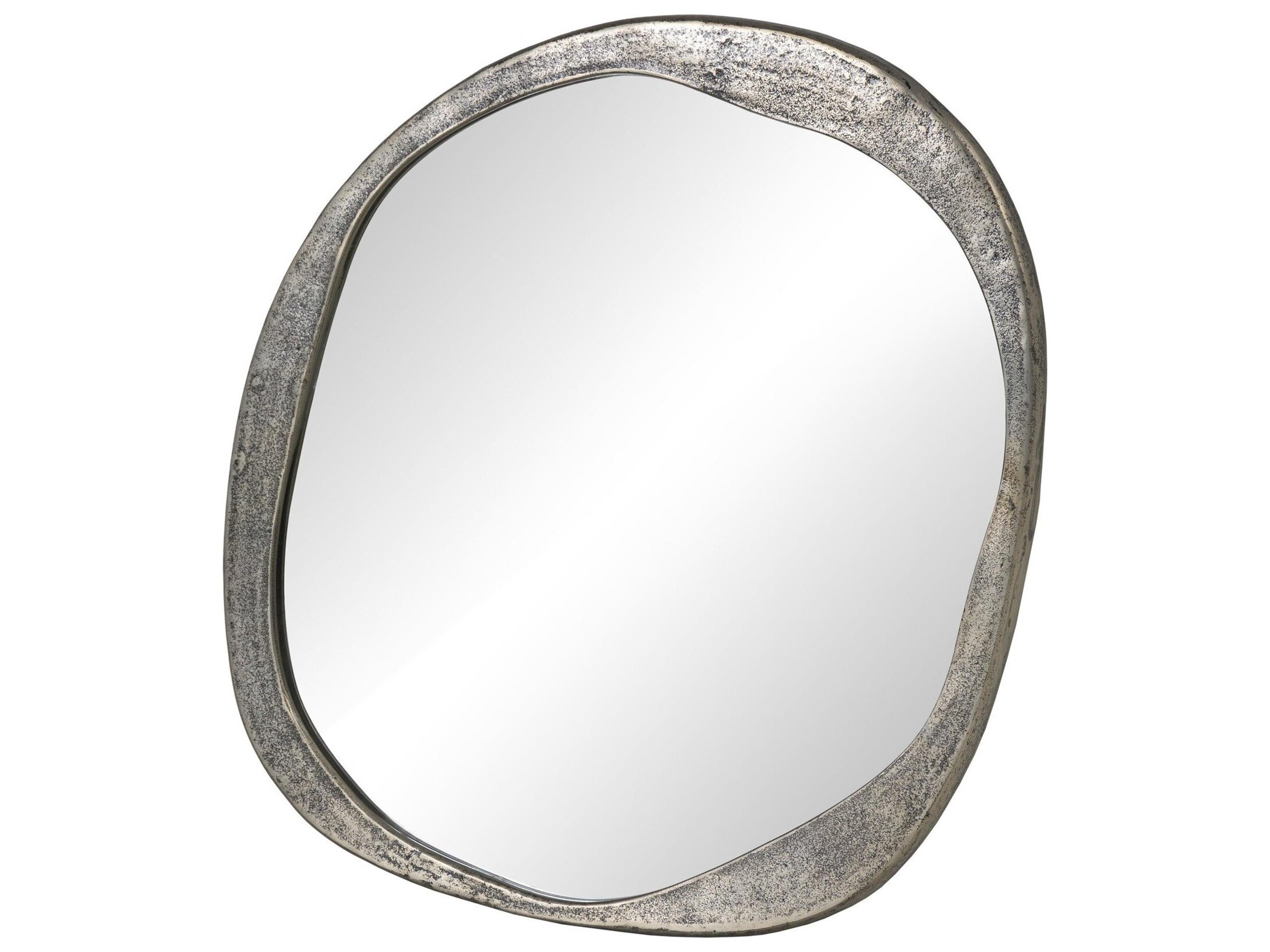 Four Hands Marlow Raw Antique Nickel Wall Mirror