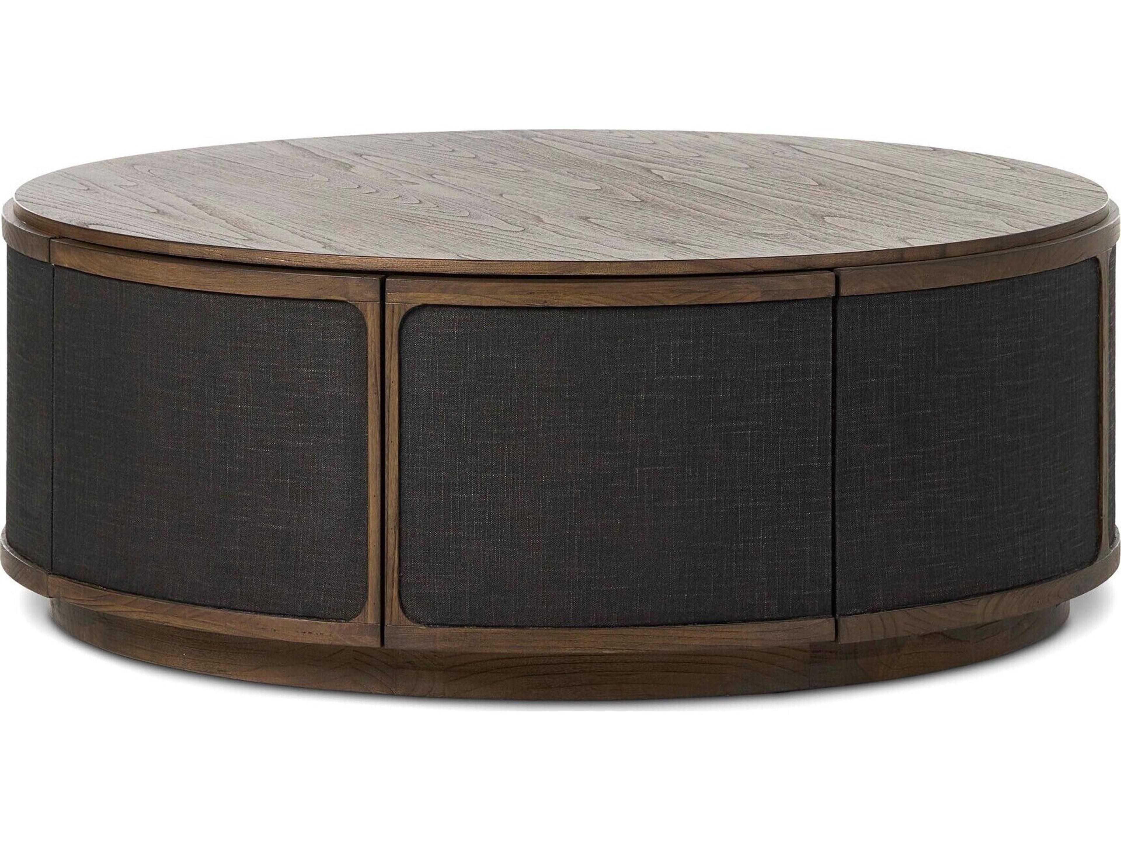 Four Hands Callahan Round Wood Coffee Table